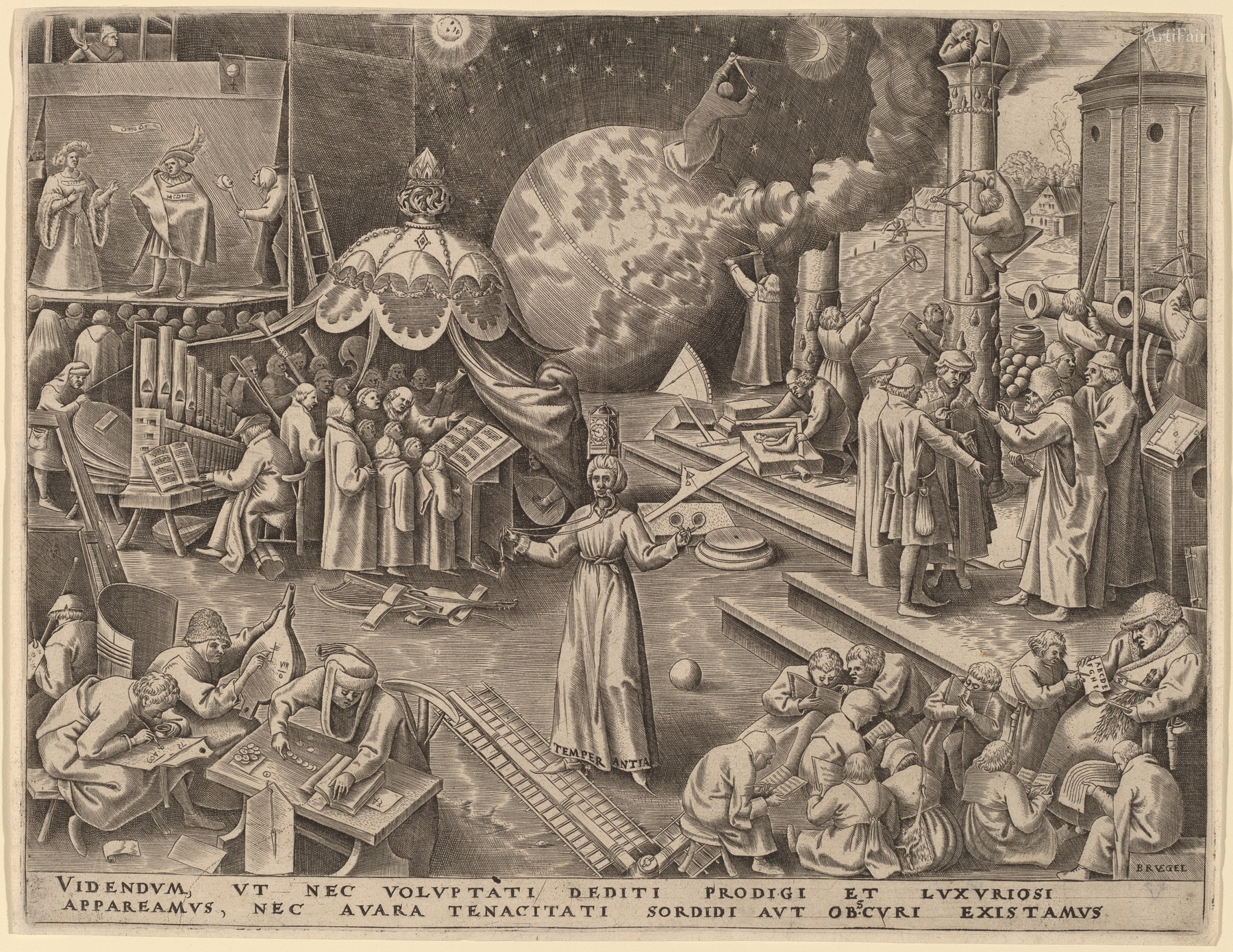 Temperance (Temperantia) from The Virtues