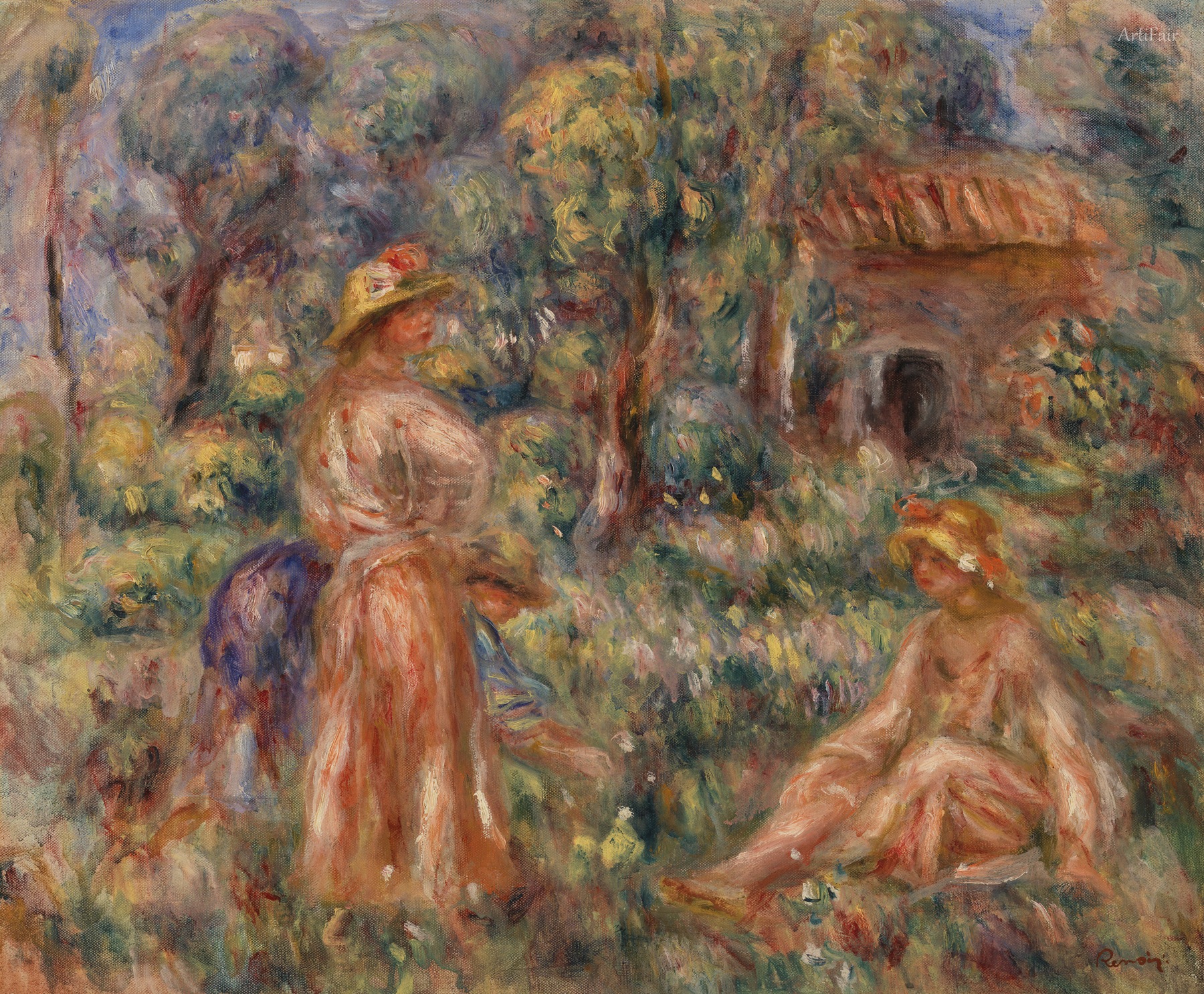 Girls in a Landscape