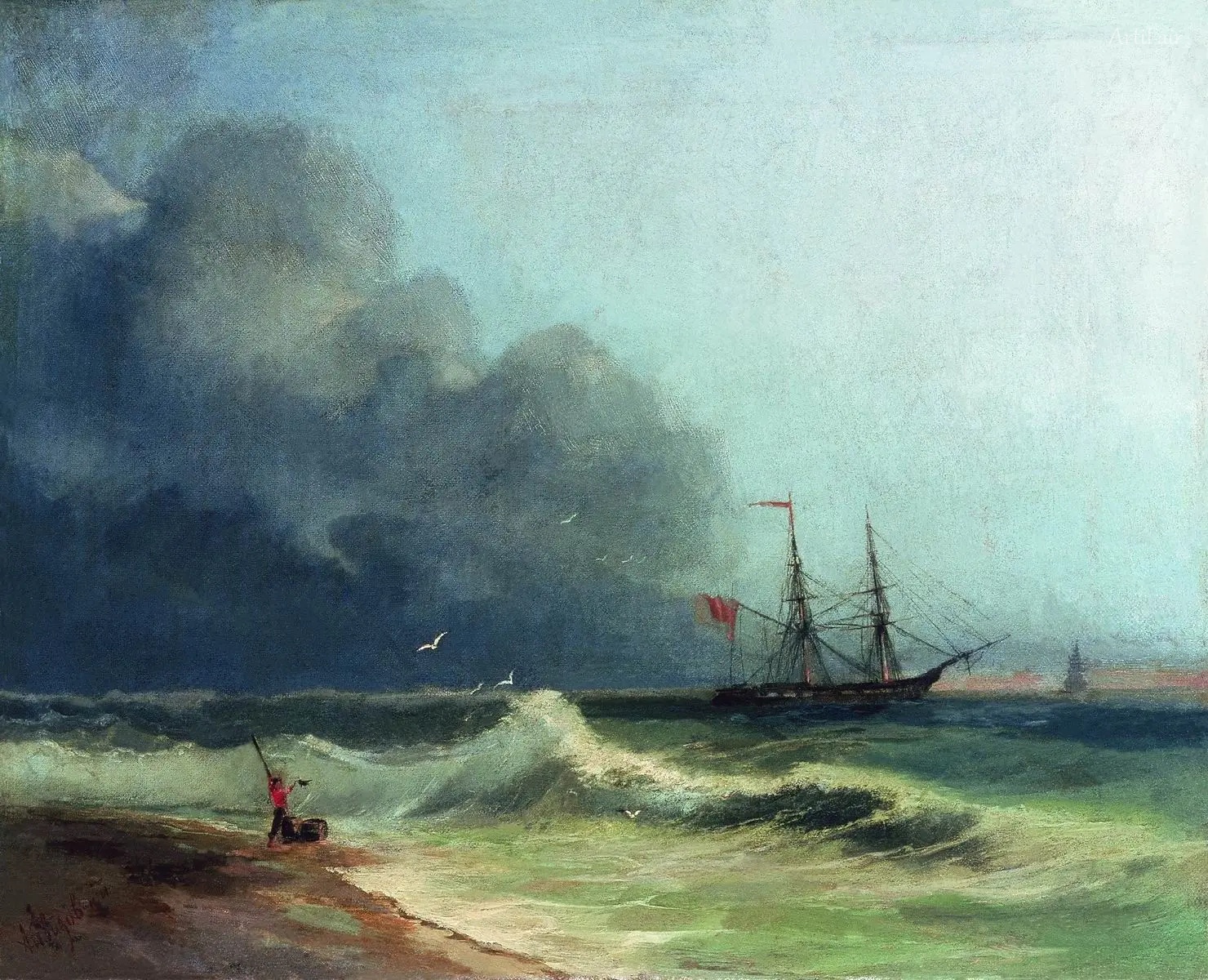 Sea before the storm