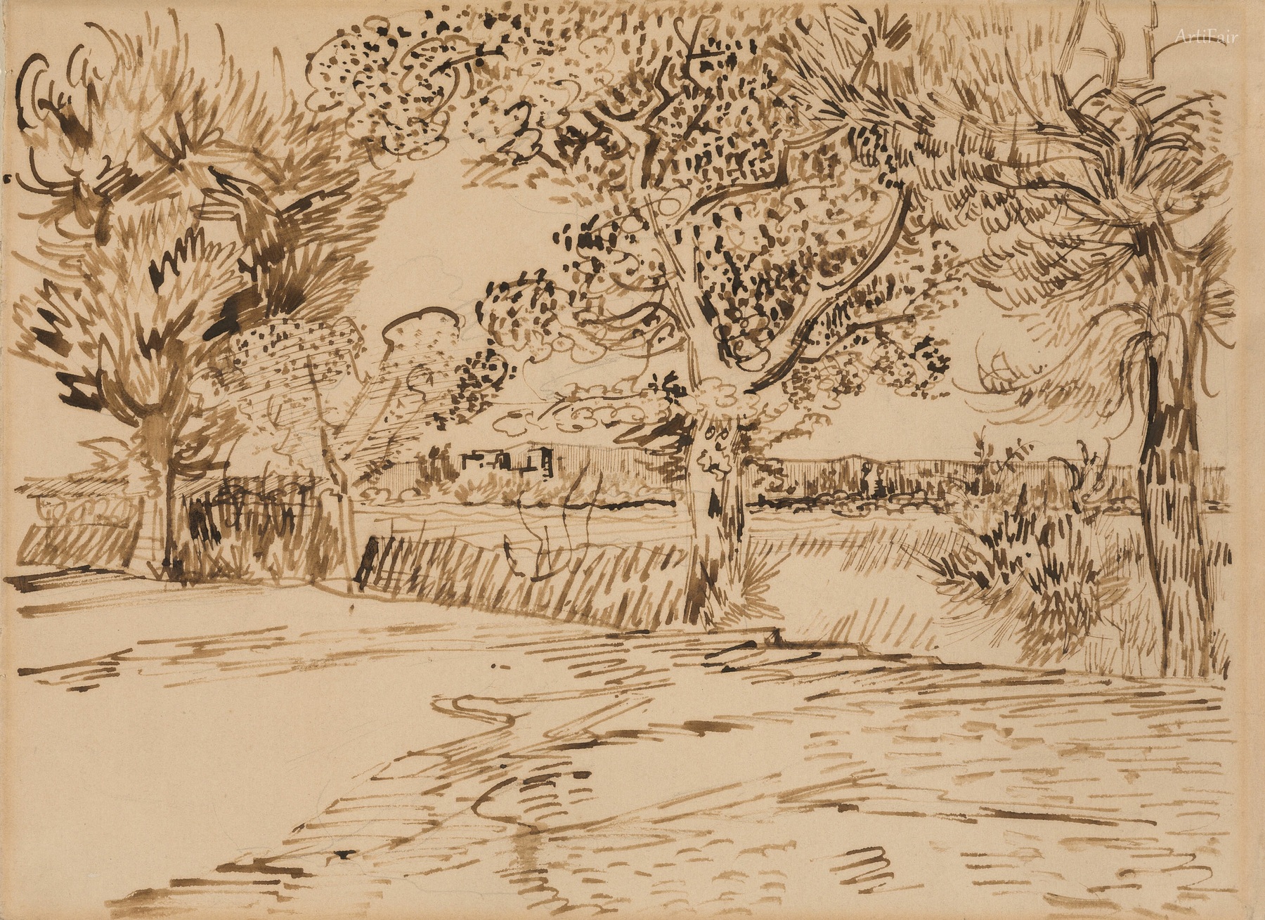 Landscape in Arles