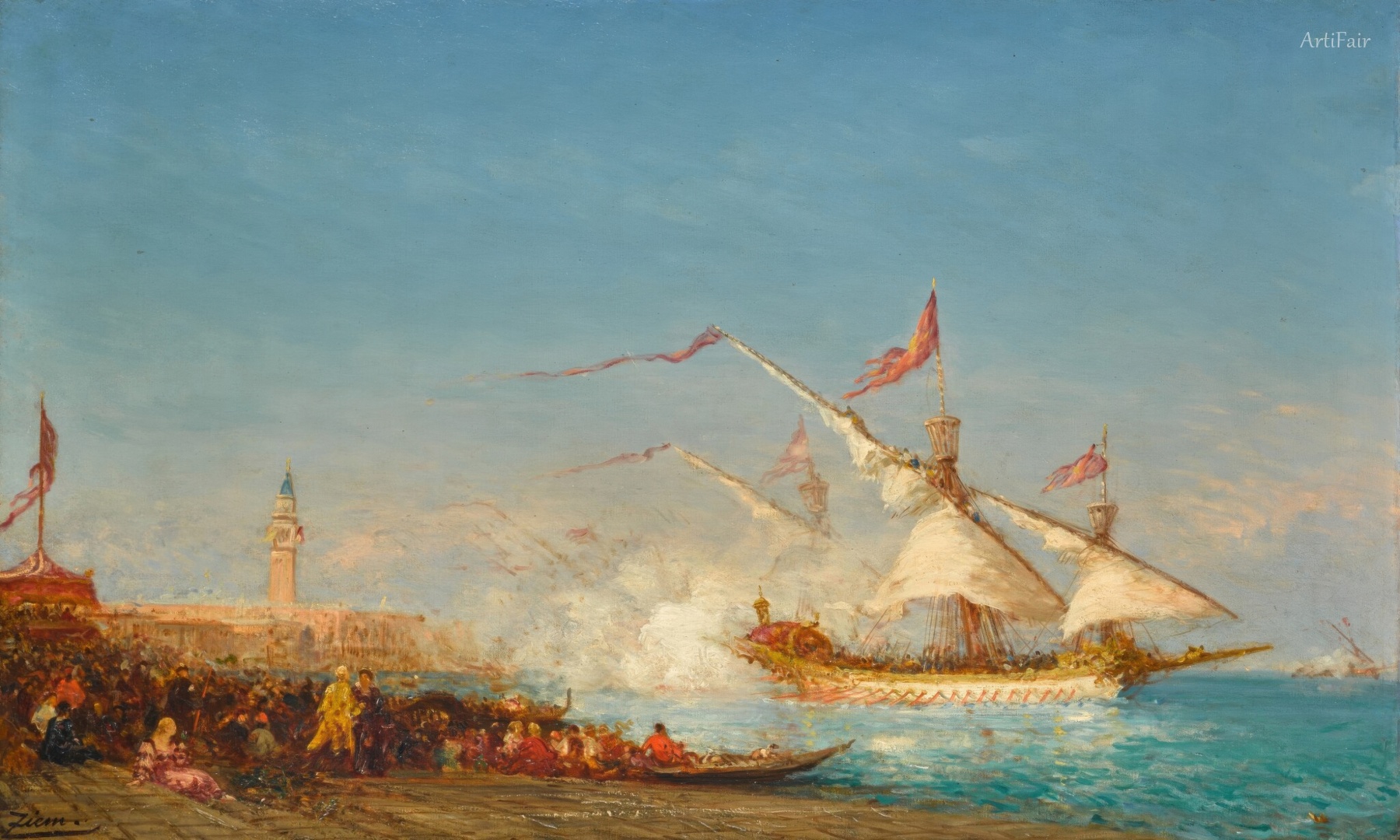 The Bucentaur Leaving the Basin