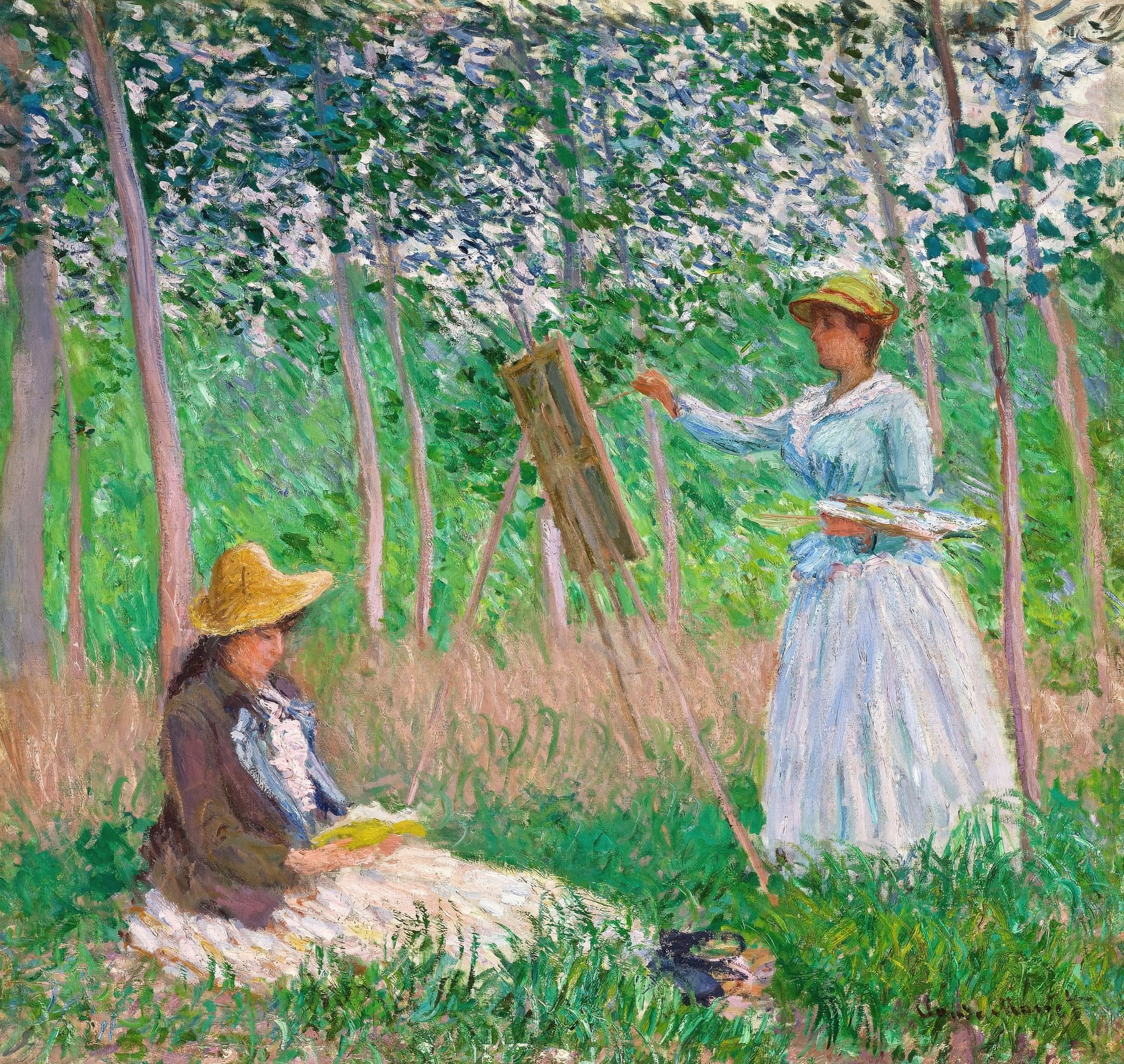 V lese v Giverny