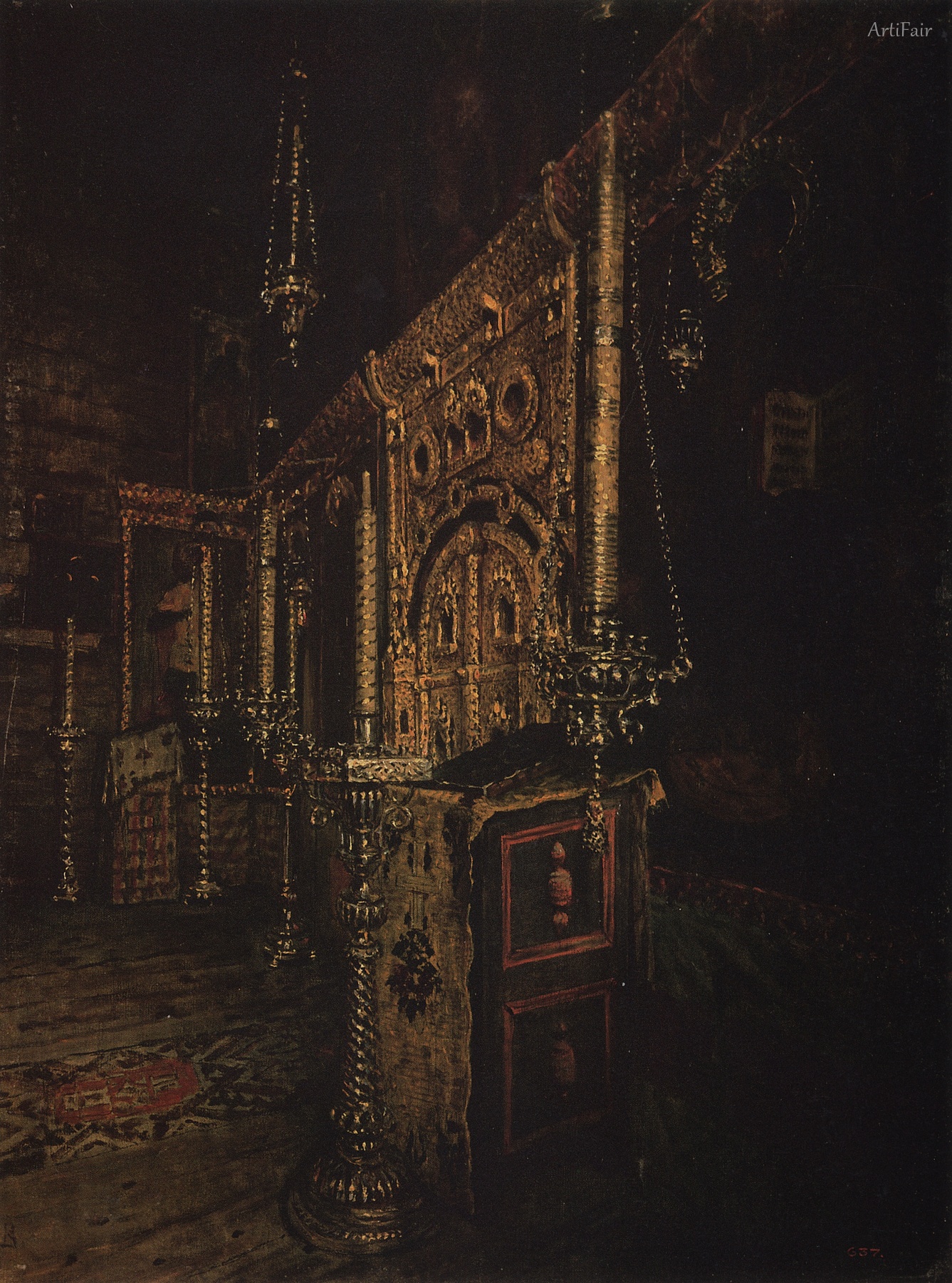 Wooden altar of the Church of John the Theologian