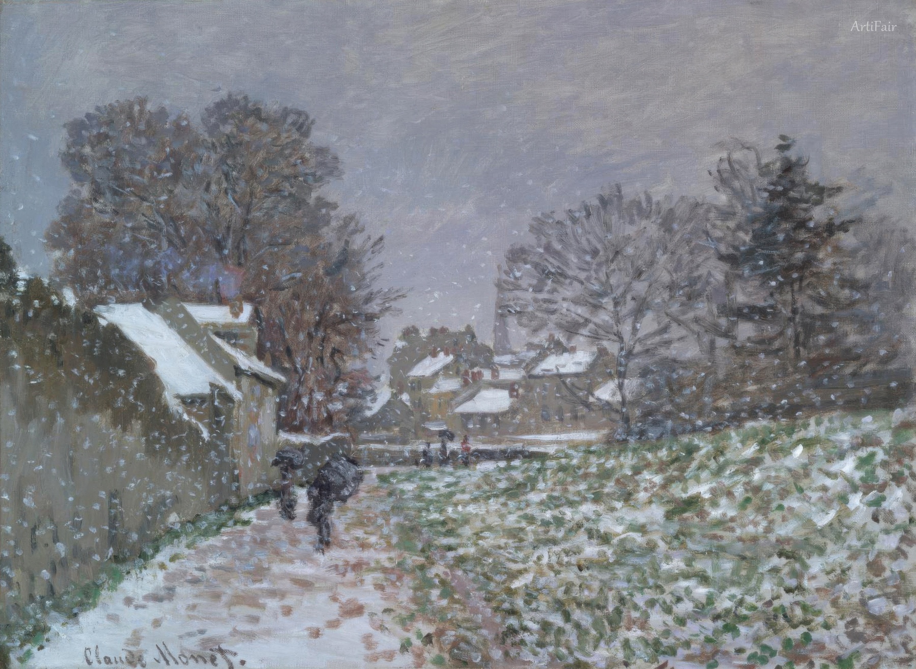 Schnee in Argenteuil