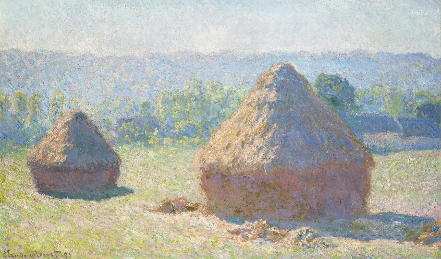 Hromady sena, konec léta