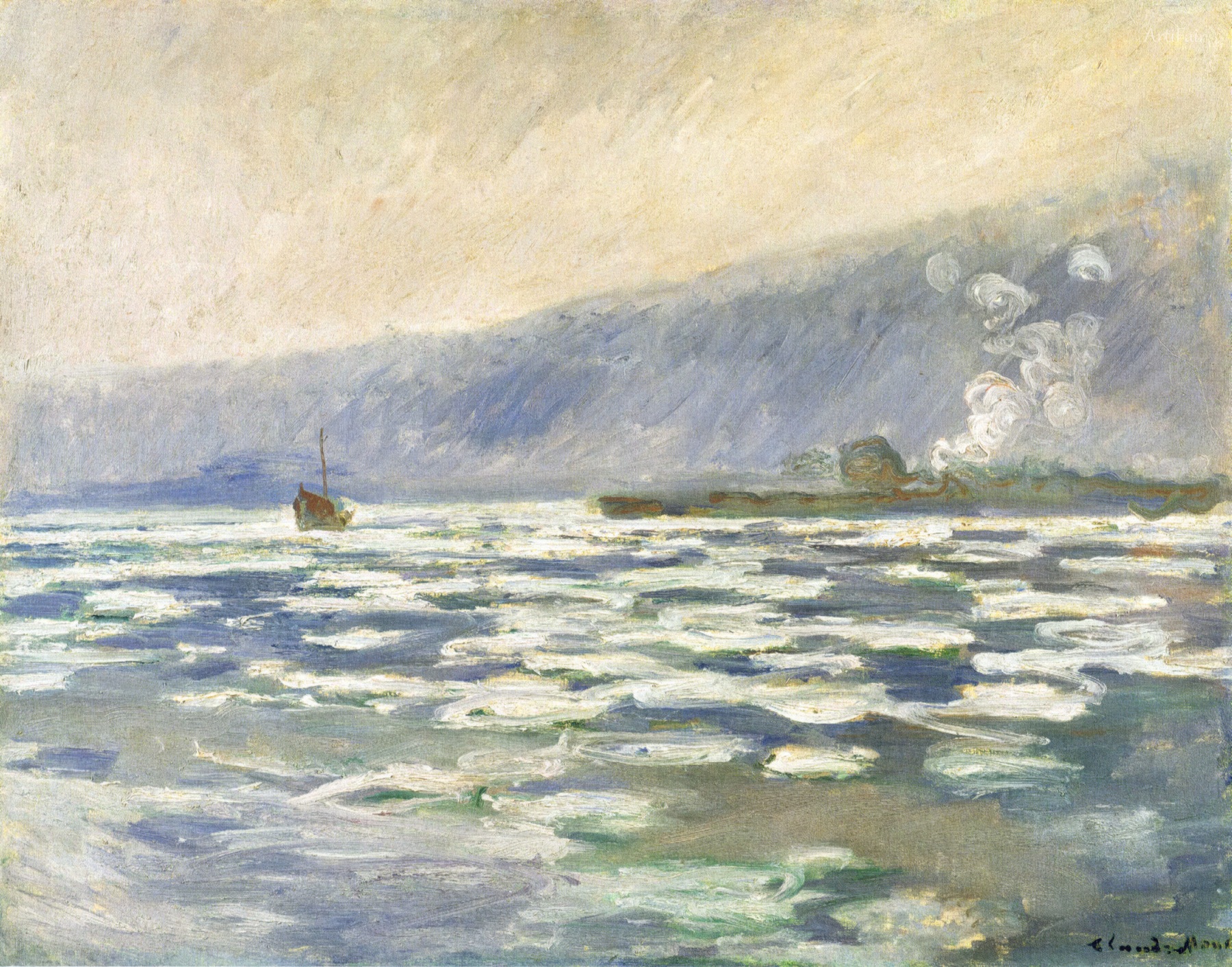 Jezero ledu v Port-Villez