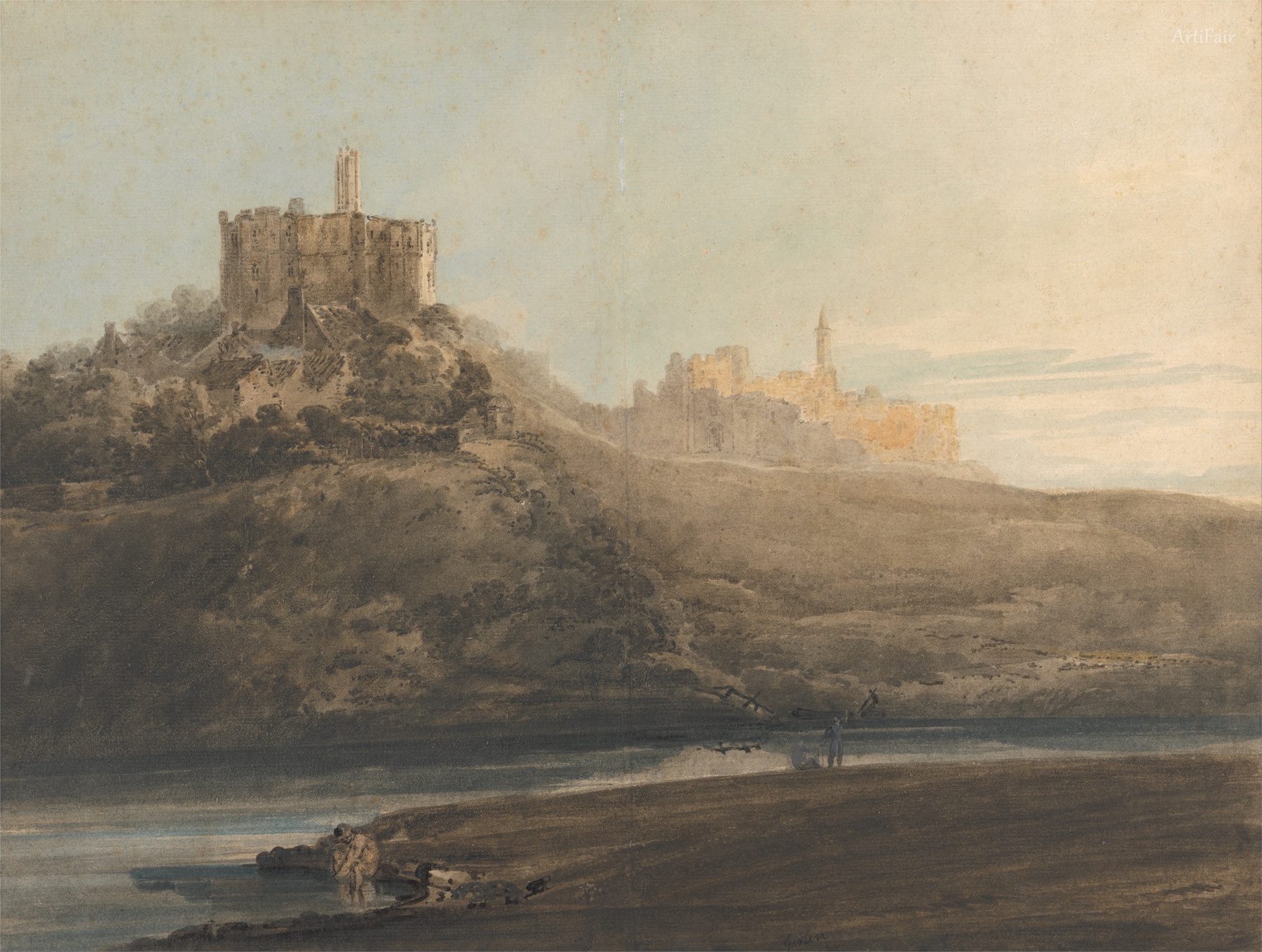 Hrad Warkworth, Northumberland