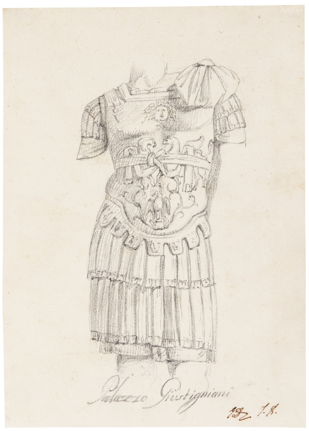 Study of armour, after the Antique