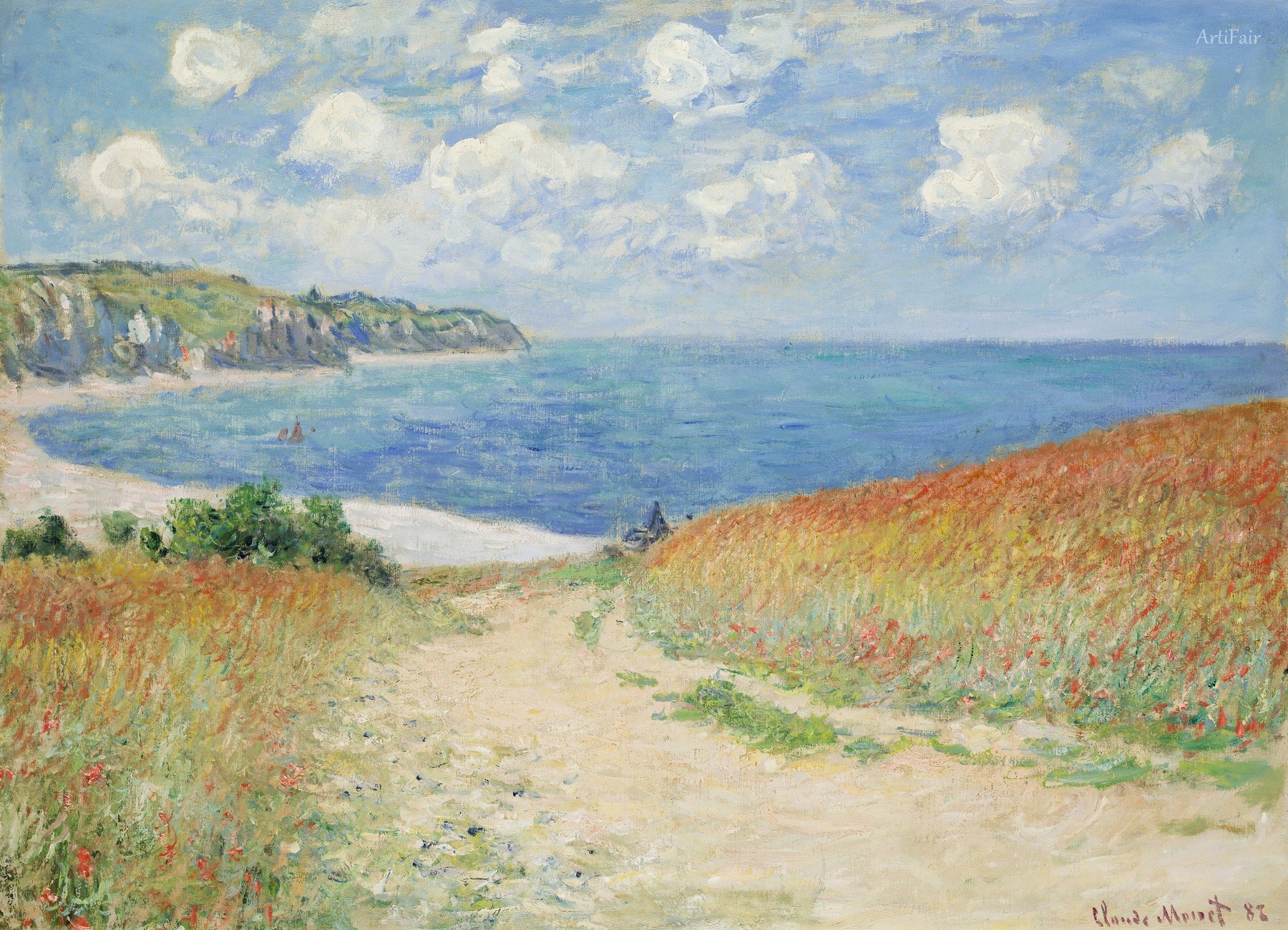 Path in the Wheat Fields at Pourville