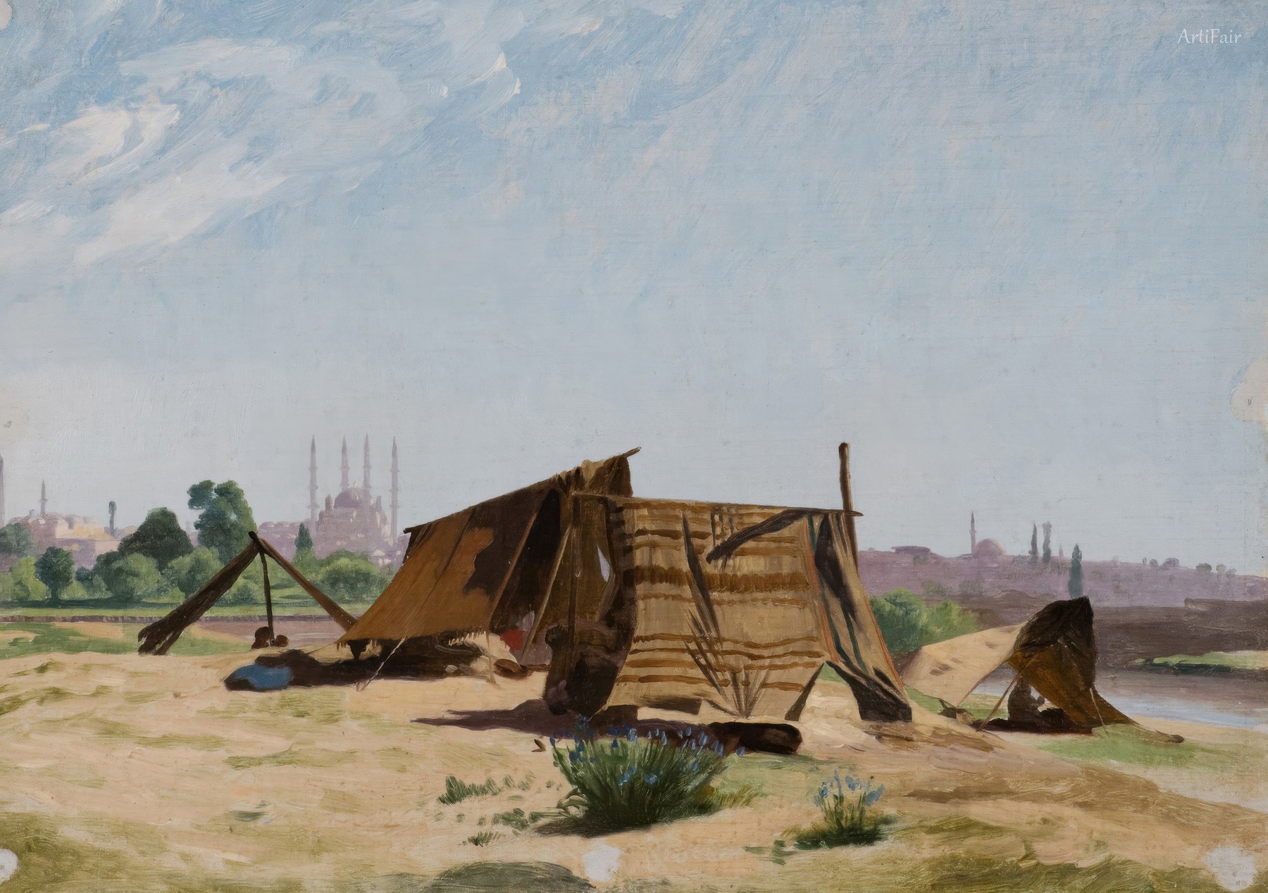 An Encampment before Constantinople