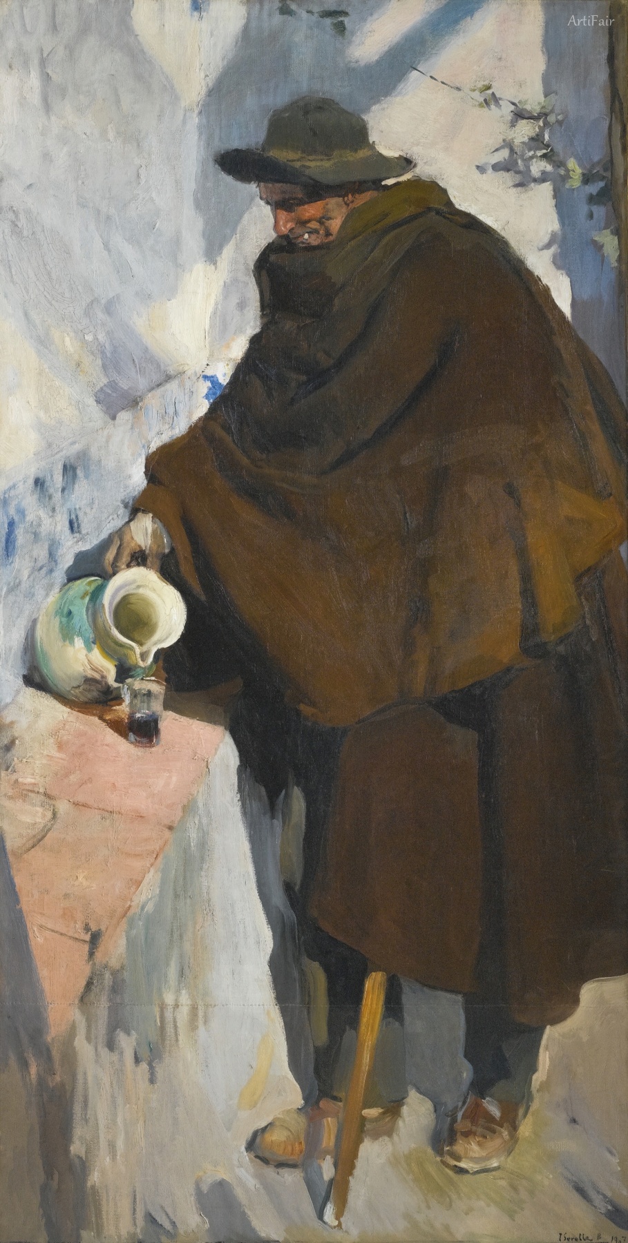 Old Castilian Serving Wine