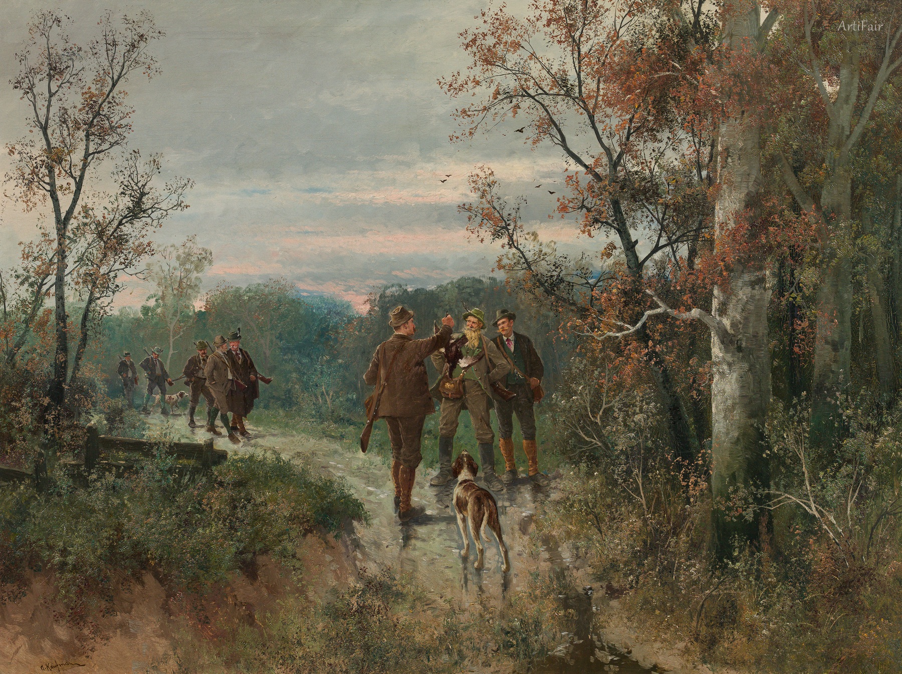 Hunting Party in the Forest
