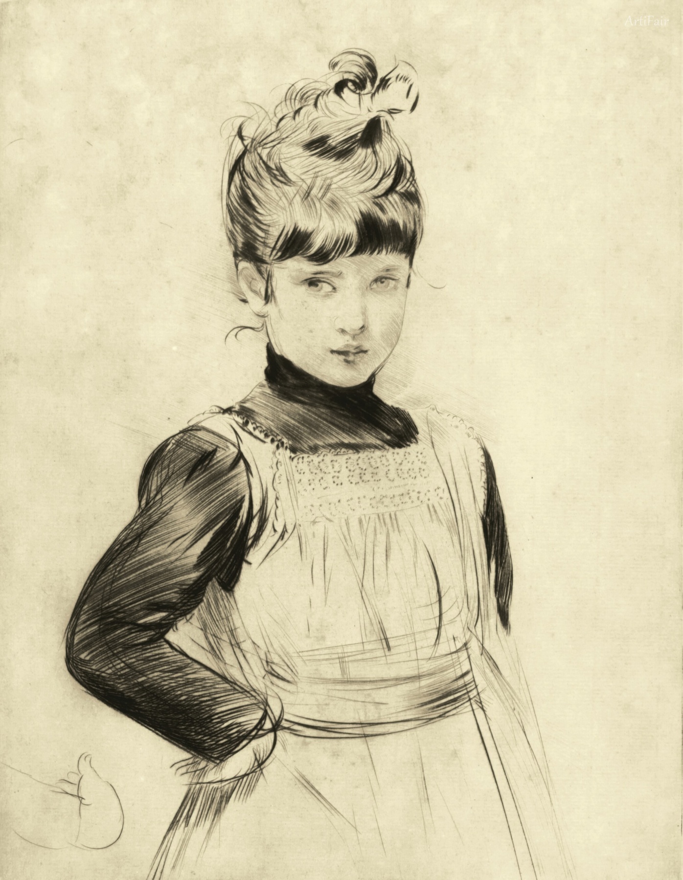 Ellen Helleu Standing 1900