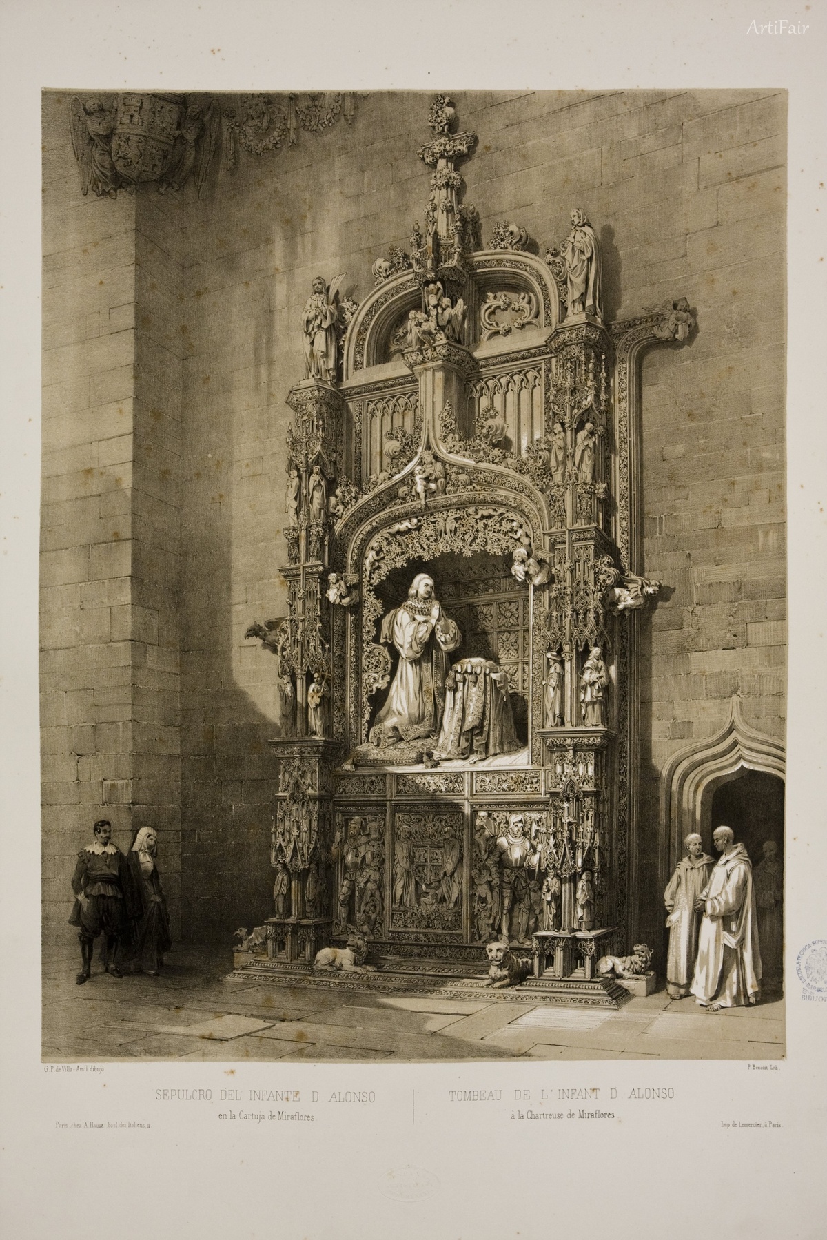 Sepulcher af Infante Don Alonso i Miraflores Charterhouse