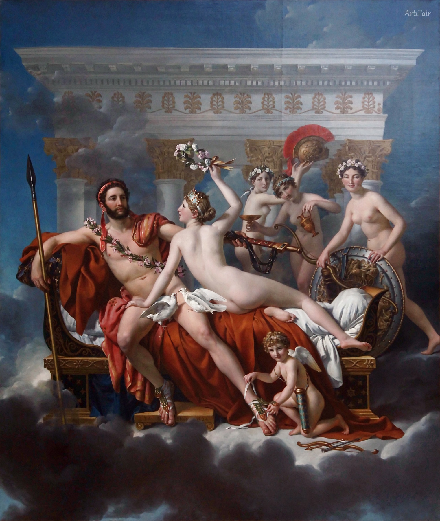 Mars Being Disarmed by Venus