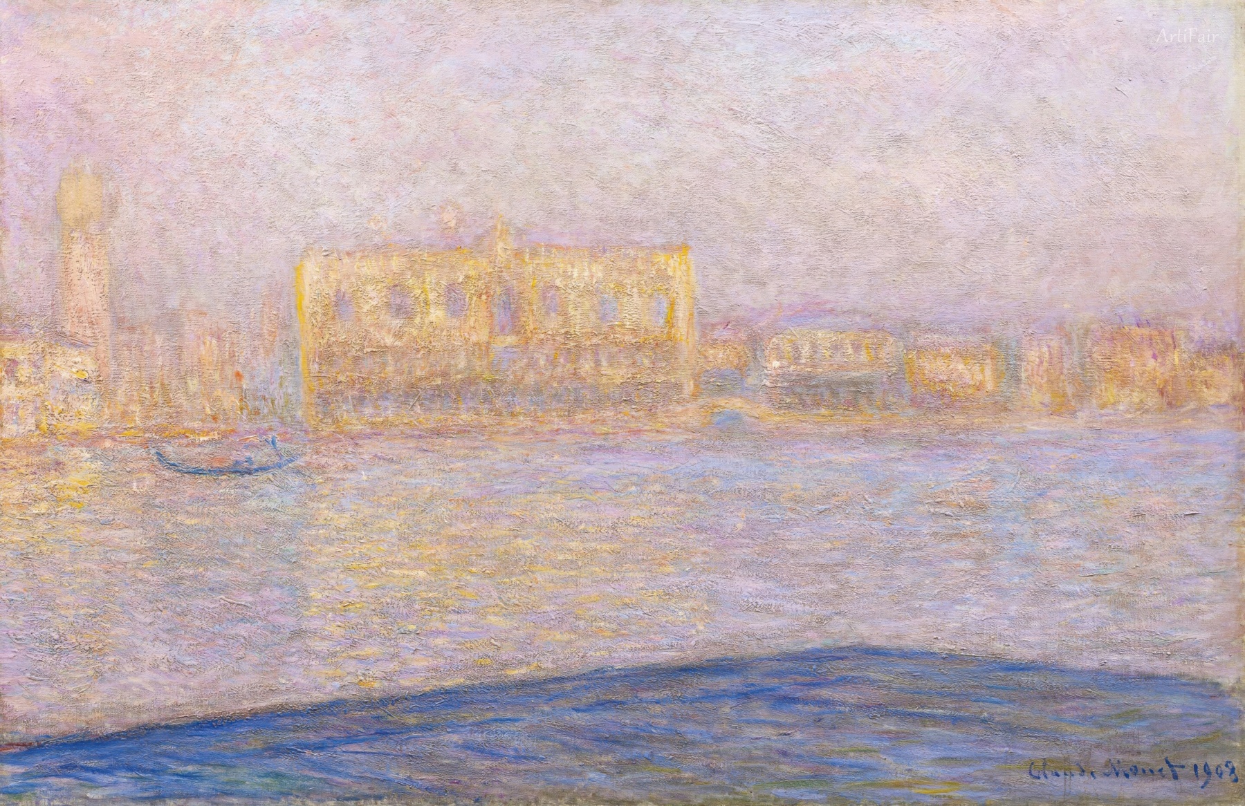 Der Dogenpalast vom San Giorgio Maggiore aus gesehen