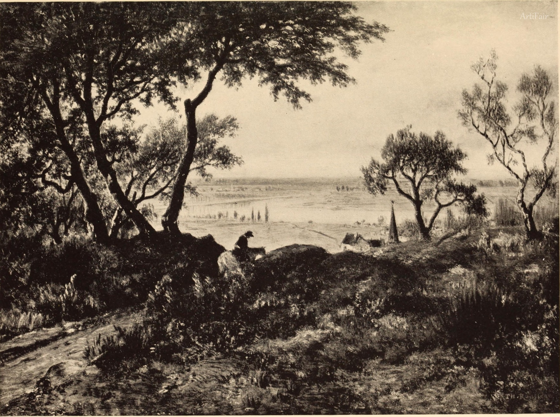 Landscape with Horseman