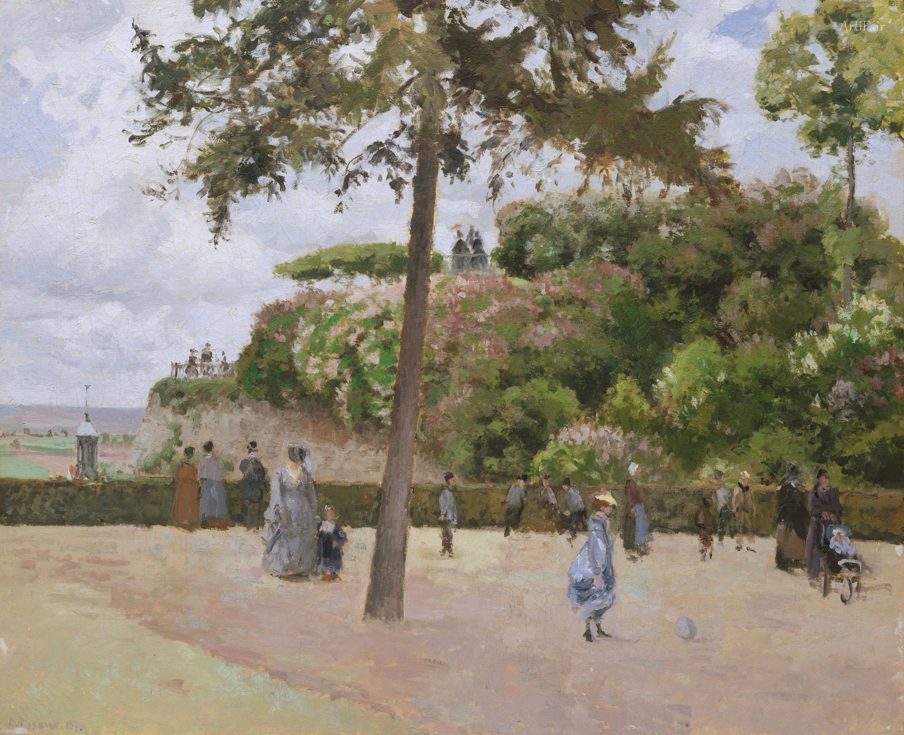The Public Garden at Pontoise