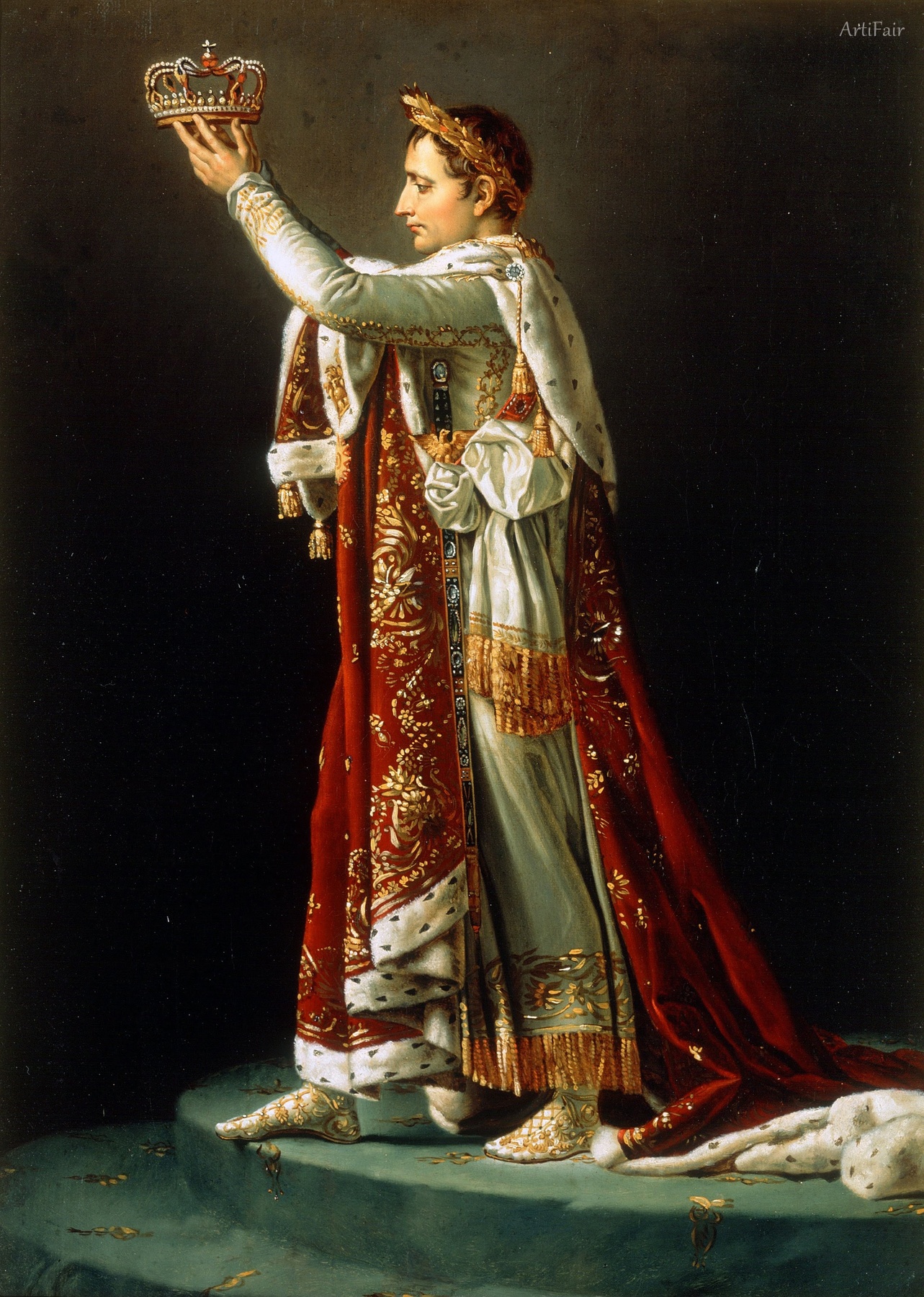 Portrait of Napoléon from David’s Coronation of the Emperor and the Empress 1808
