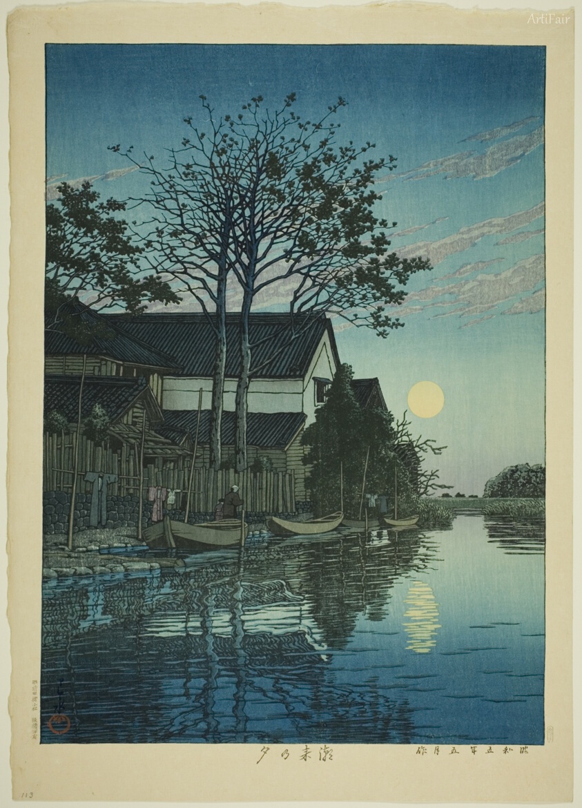 Dusk at Itako