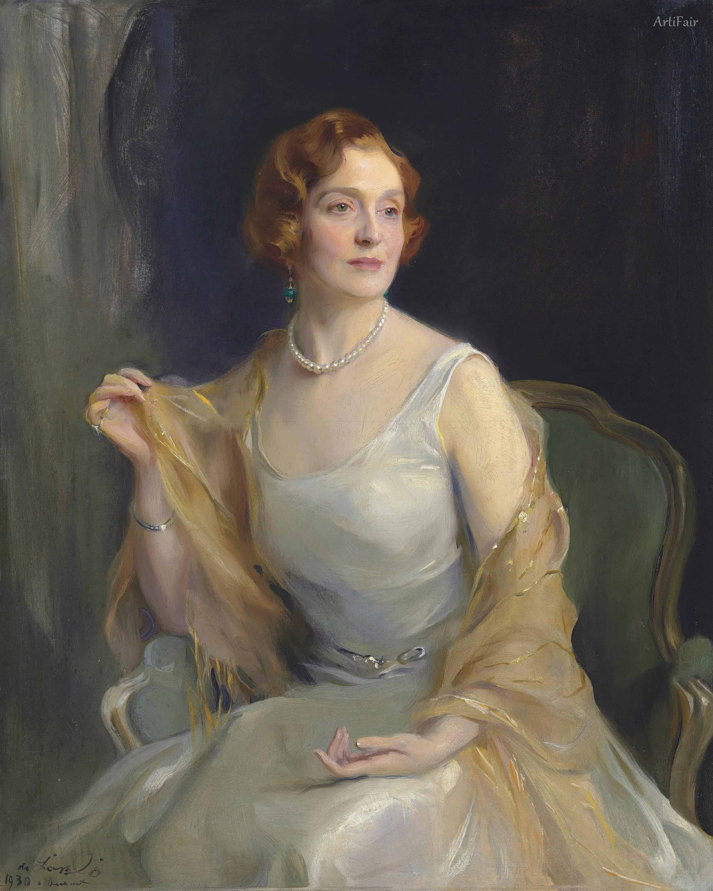 Portrait of Cicely Wigan, née Cicely Margaret Bagot