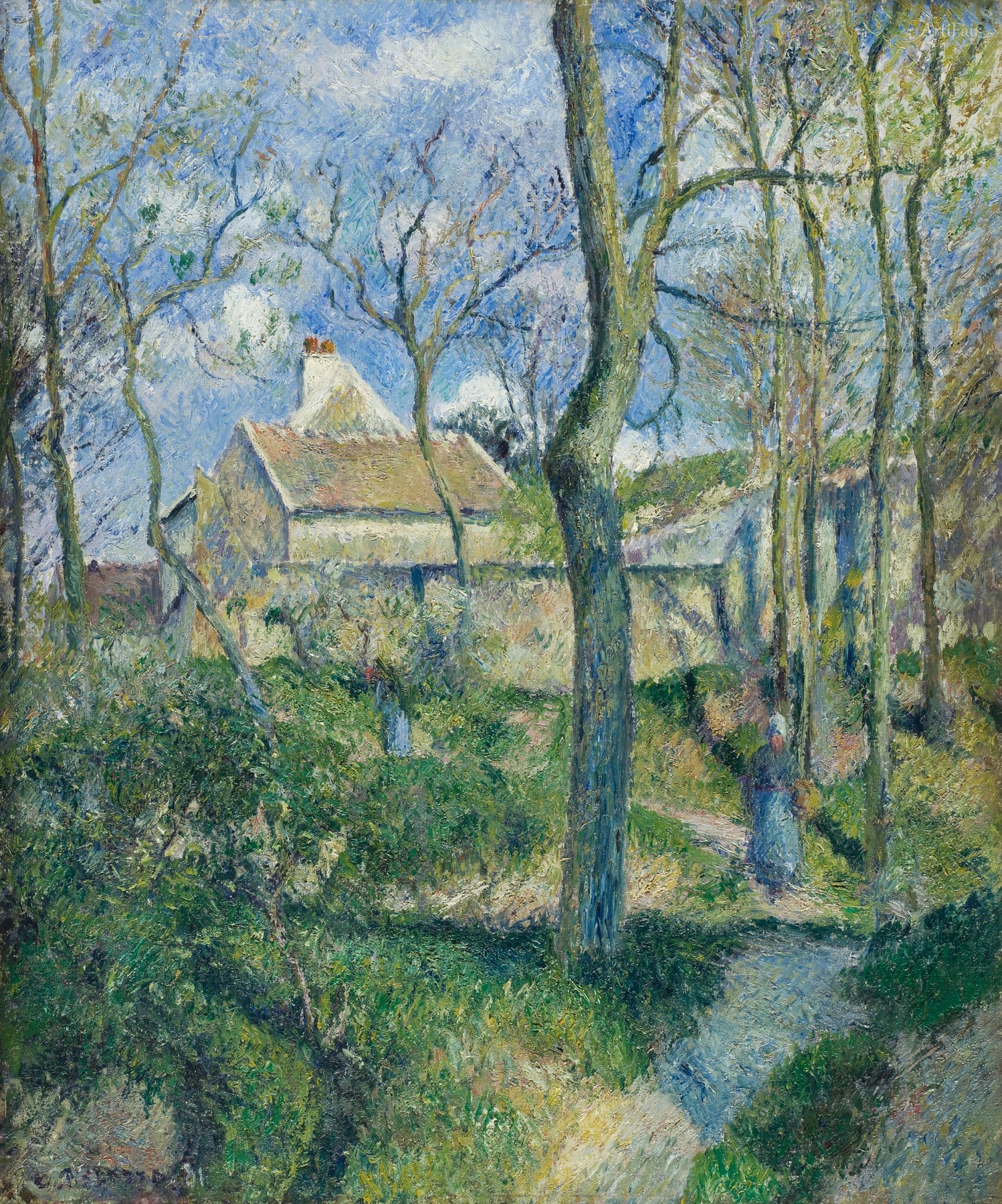 Cesta k Les Pouilleux, Pontoise 1881