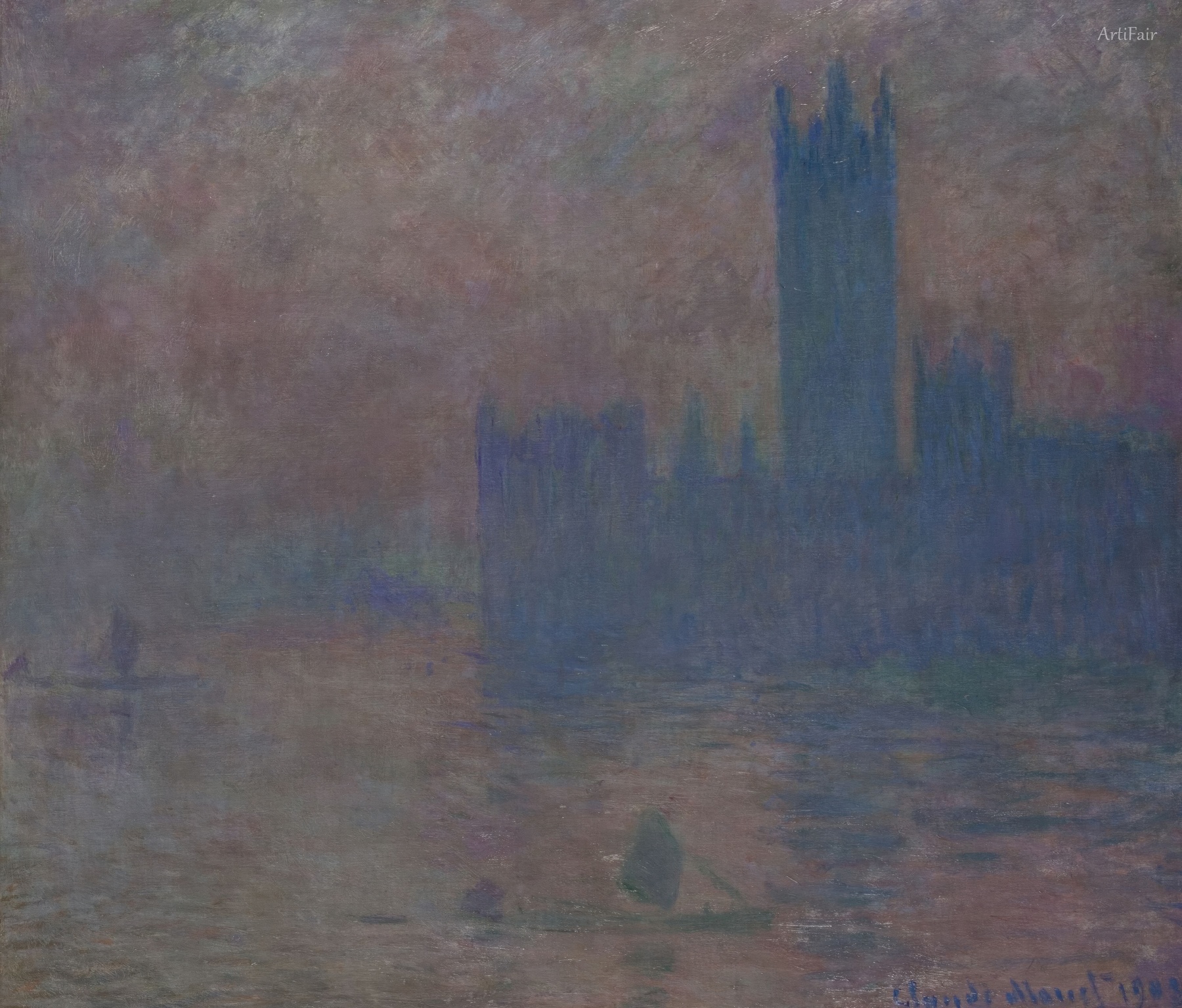 Houses of Parliament, Night Effect