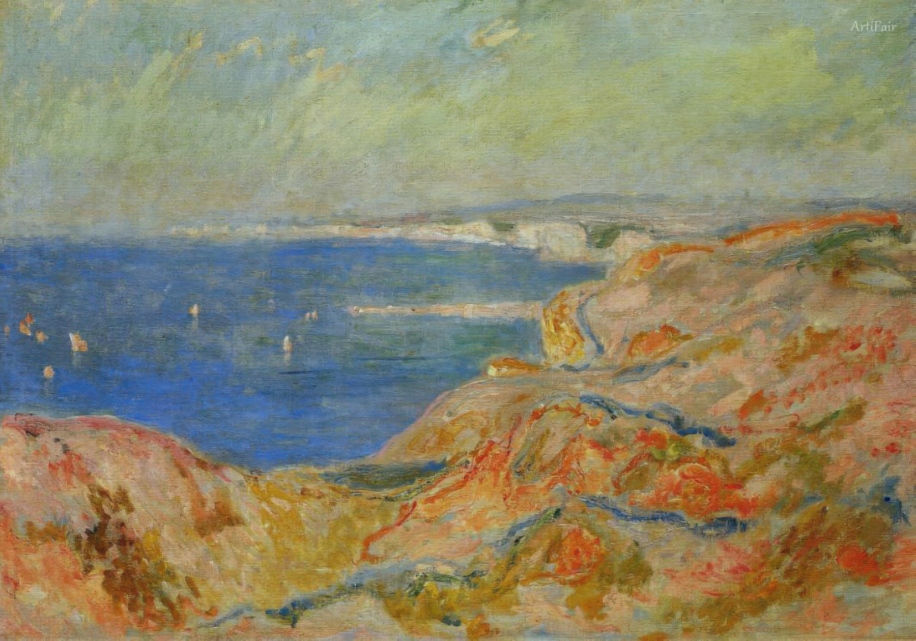 Na útesu poblíž Dieppe