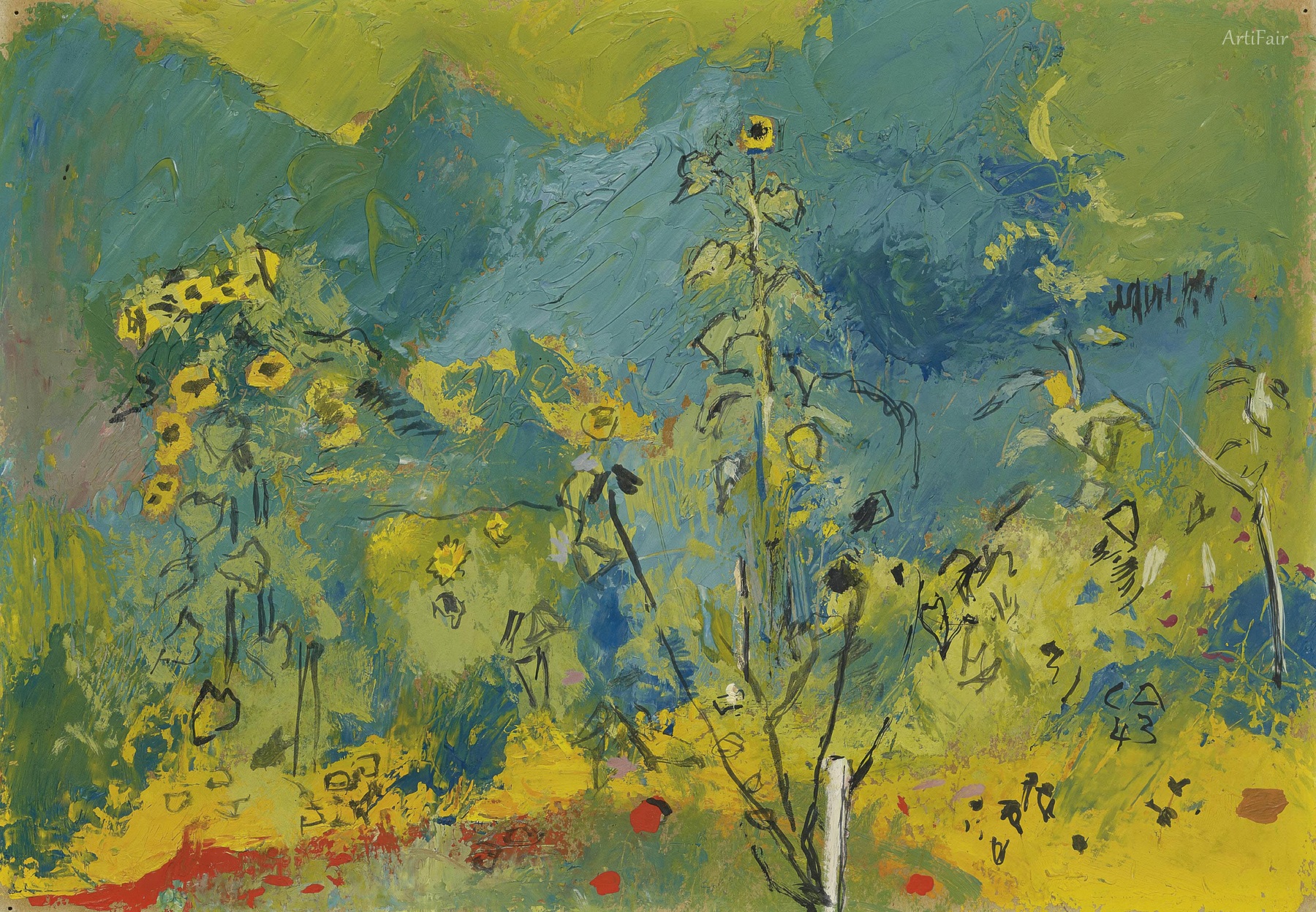 Summer Garden in Oschwand 1943