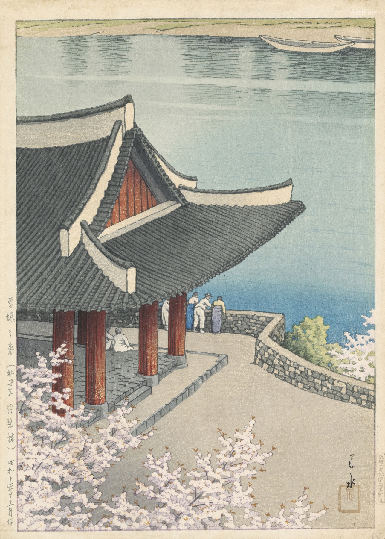 朝鲜风景集 平壤之春