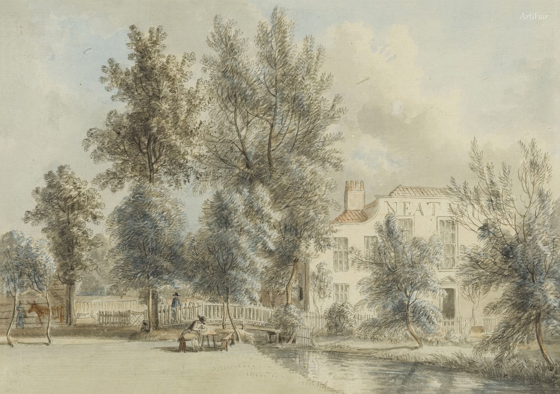The Gardens of the Old Tavern at Bayswater