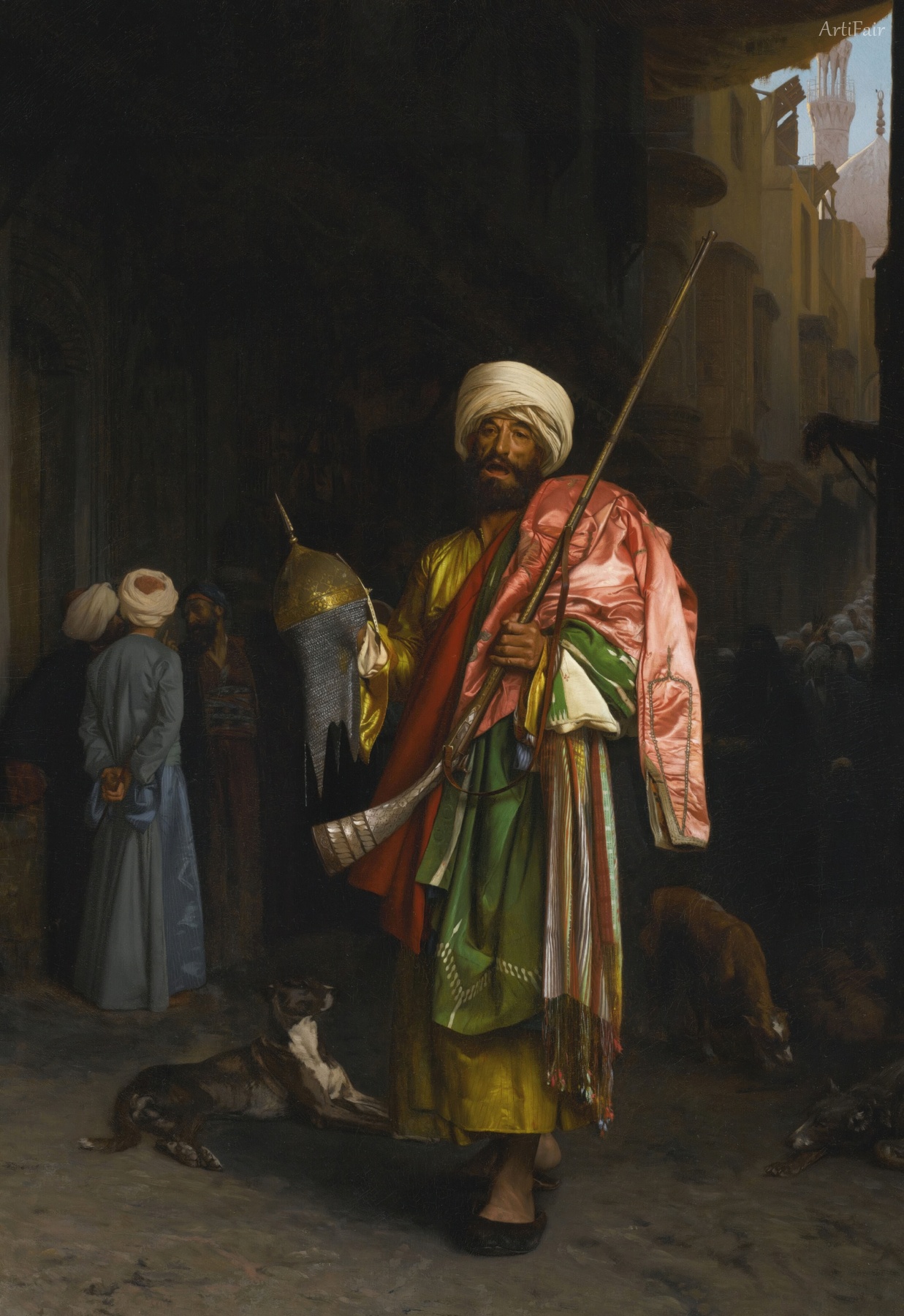 Street Vendor in Cairo 1869