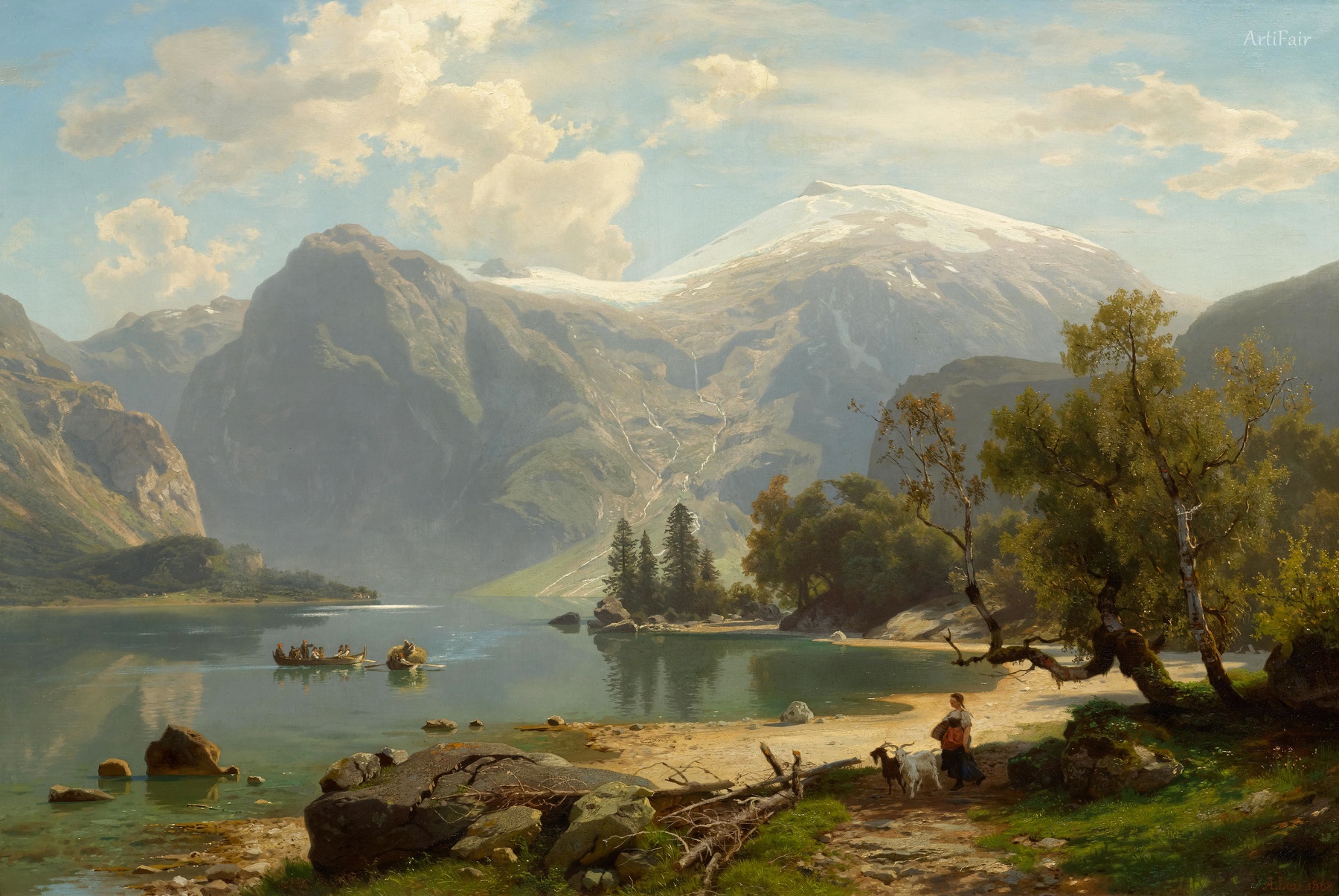 Na Hintersee v Bavorsku