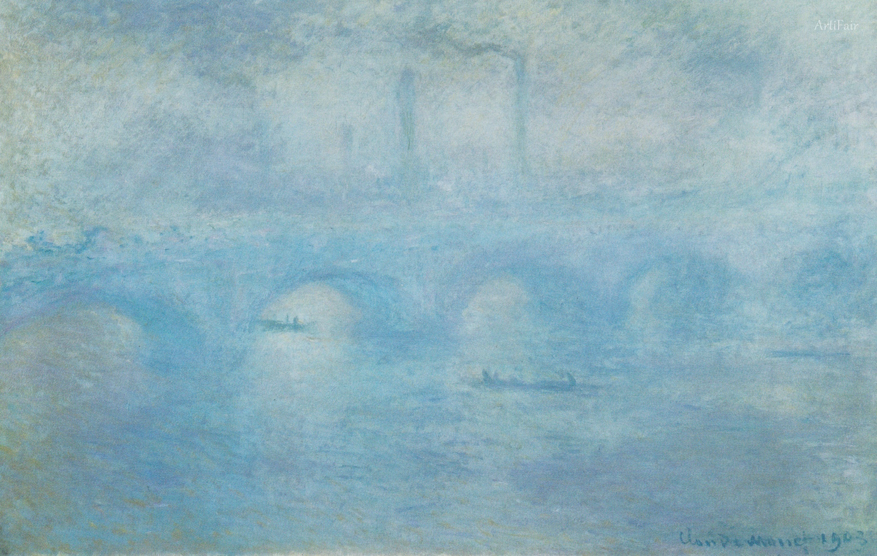 Waterloo Bridge, Effect of Fog