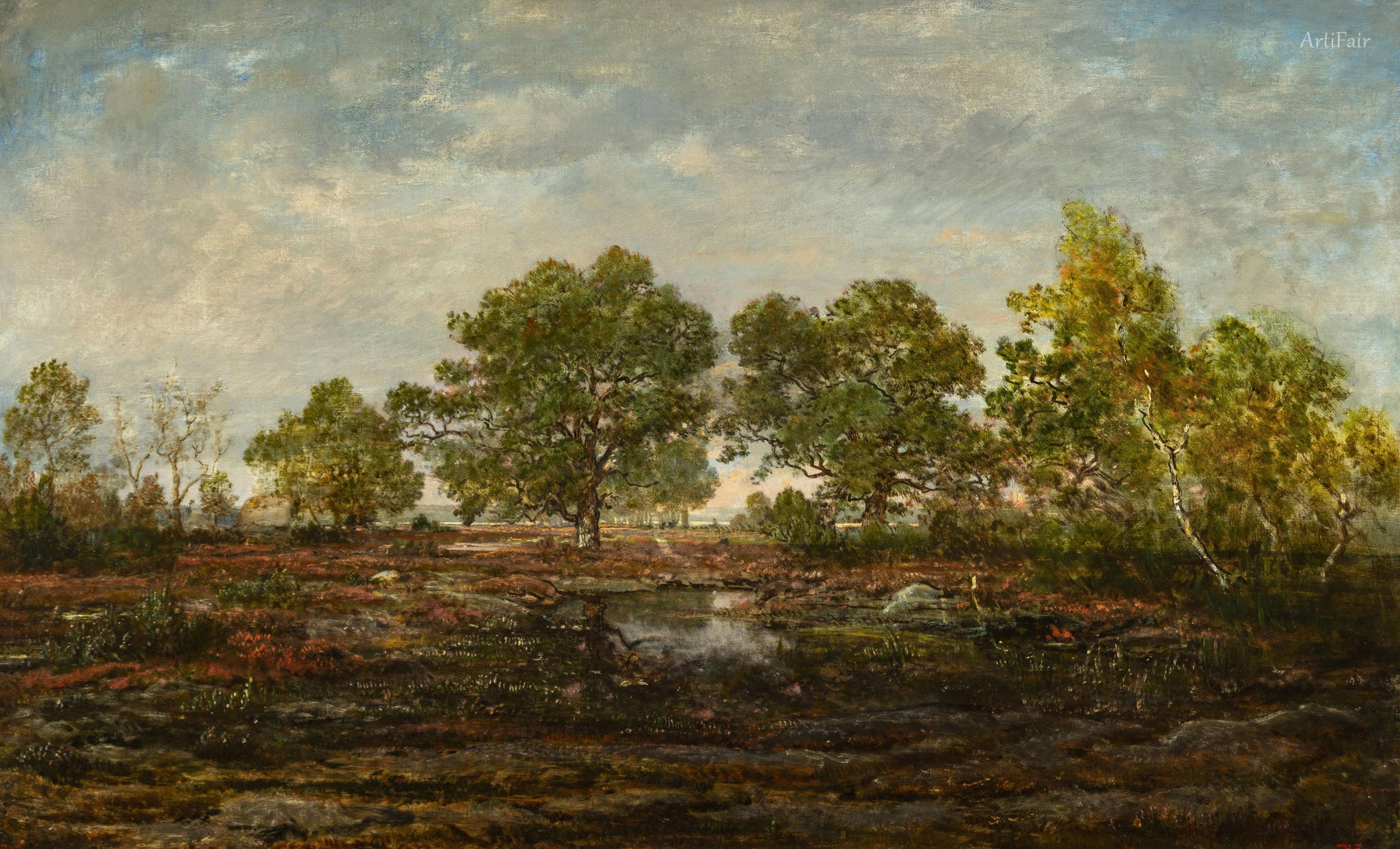 The Pond at Dagneau on the Plateau of Bellecroix