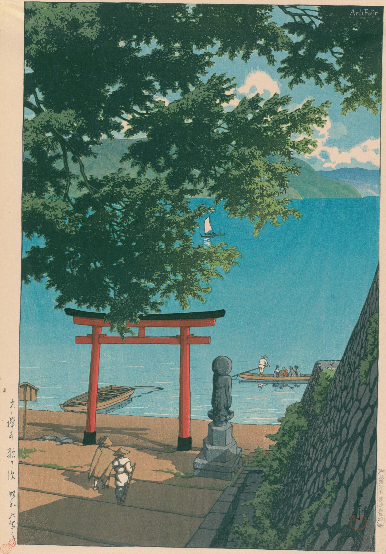 Lake Chuzenji, Utakigahama, 1931