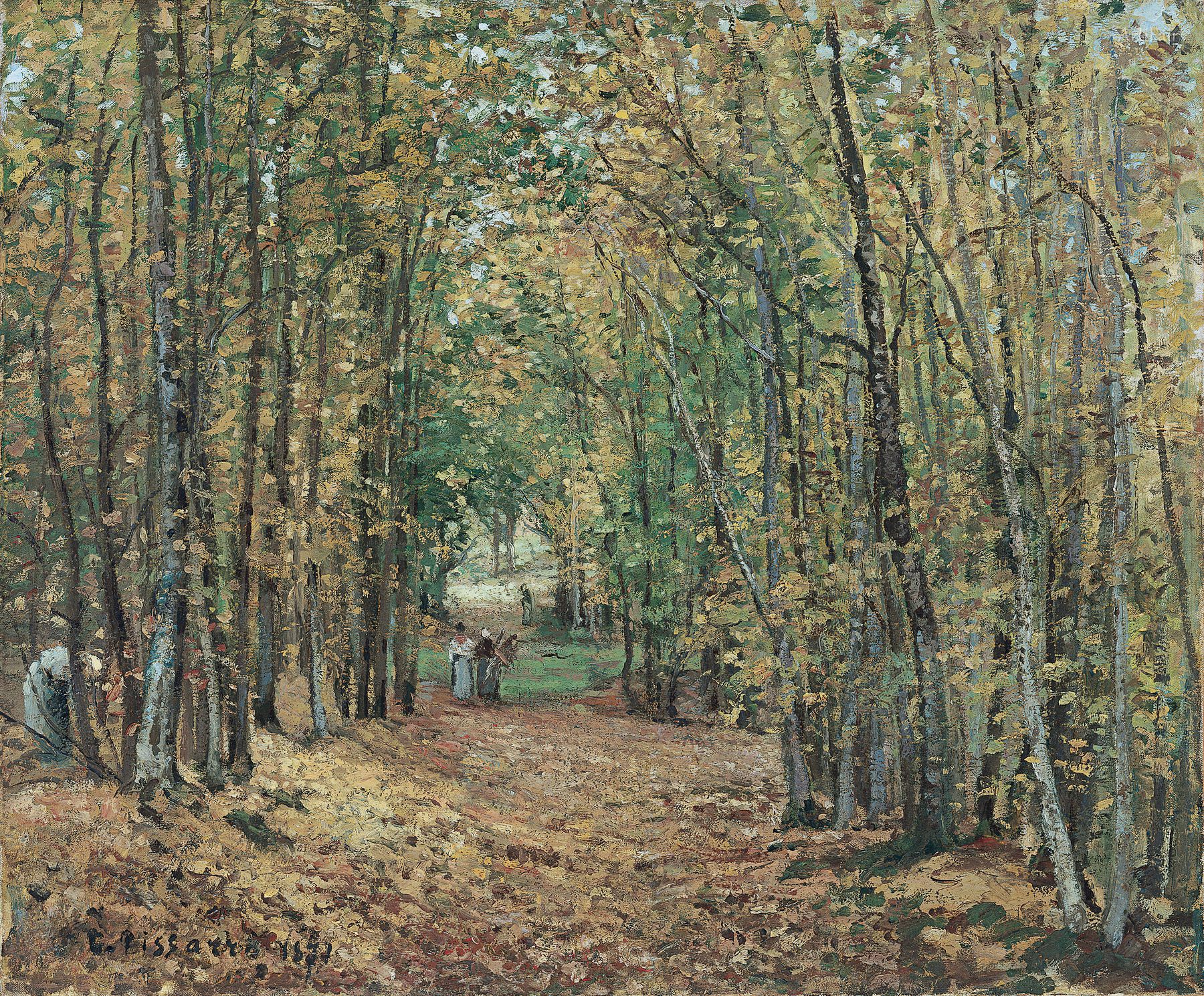 Avenue in the Parc de Marly
