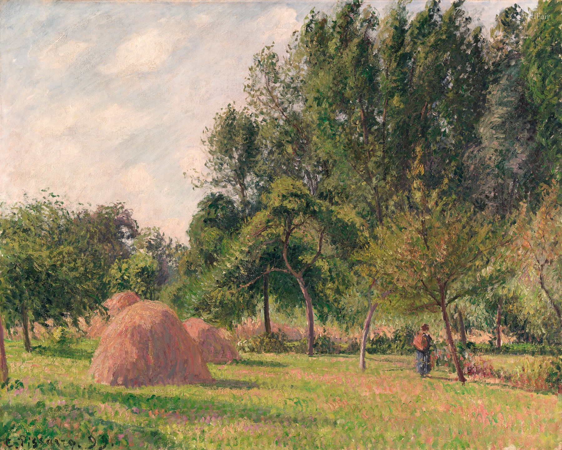 Haystacks, Morning, Éragny