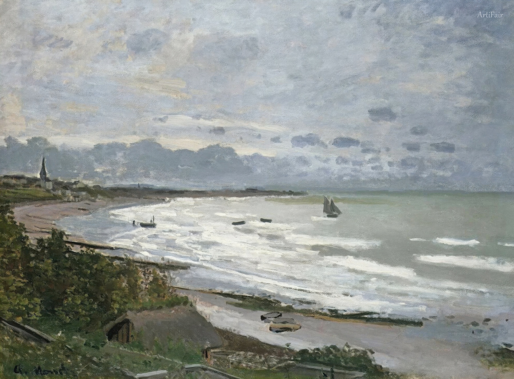 Pláž na Saint-Adresse