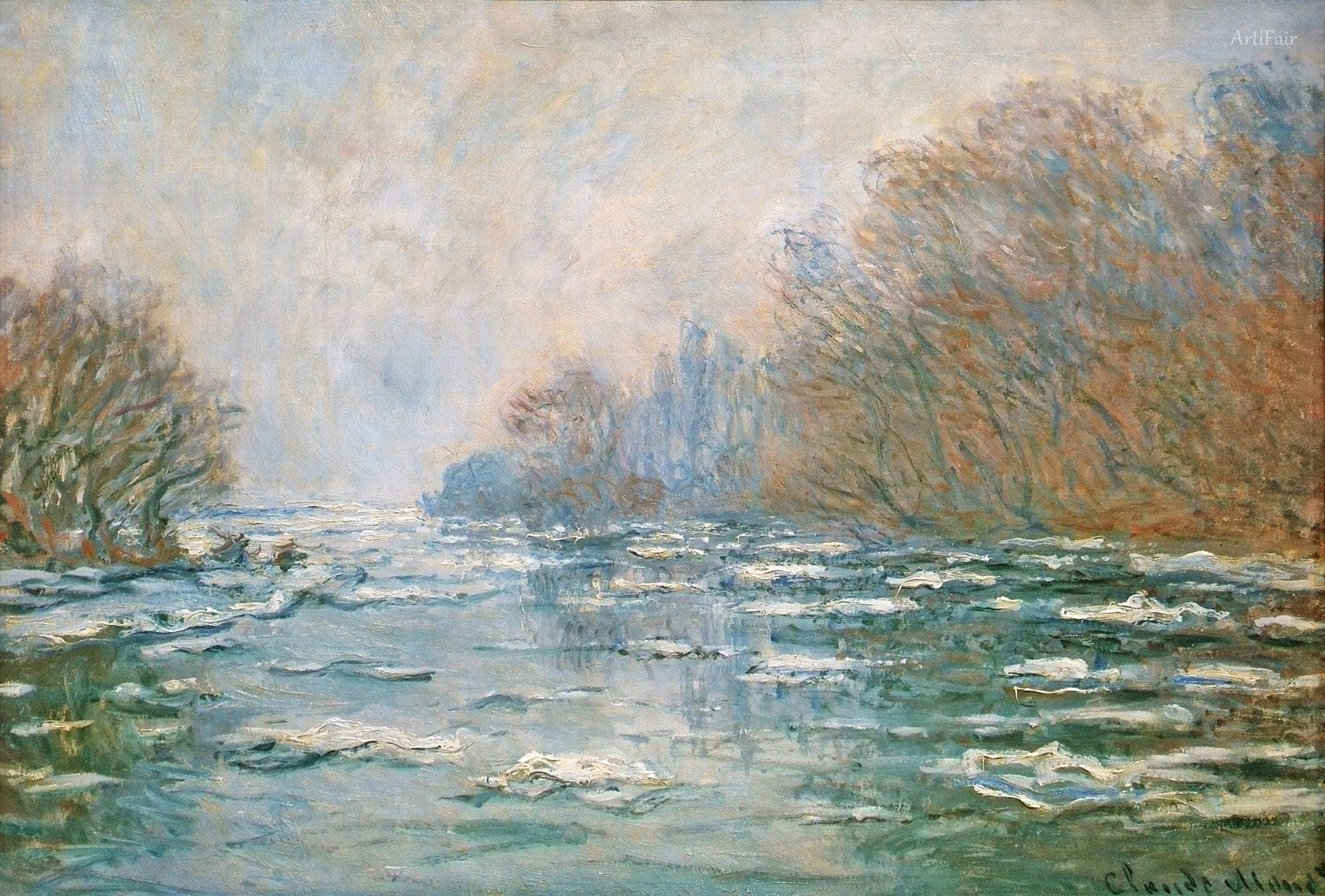 River Thawing near Vetheuil