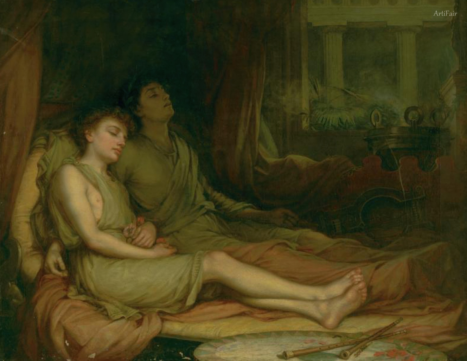Sleep and his Half-brother Death