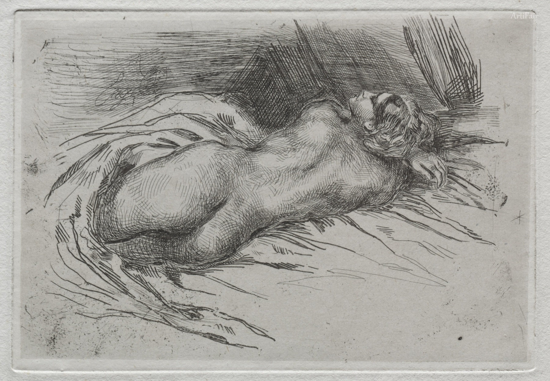 A Woman Seen from the Back