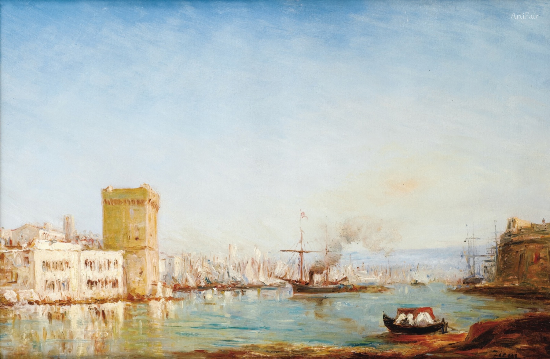 The Old Port of Marseille and the Saint-Jean Tower