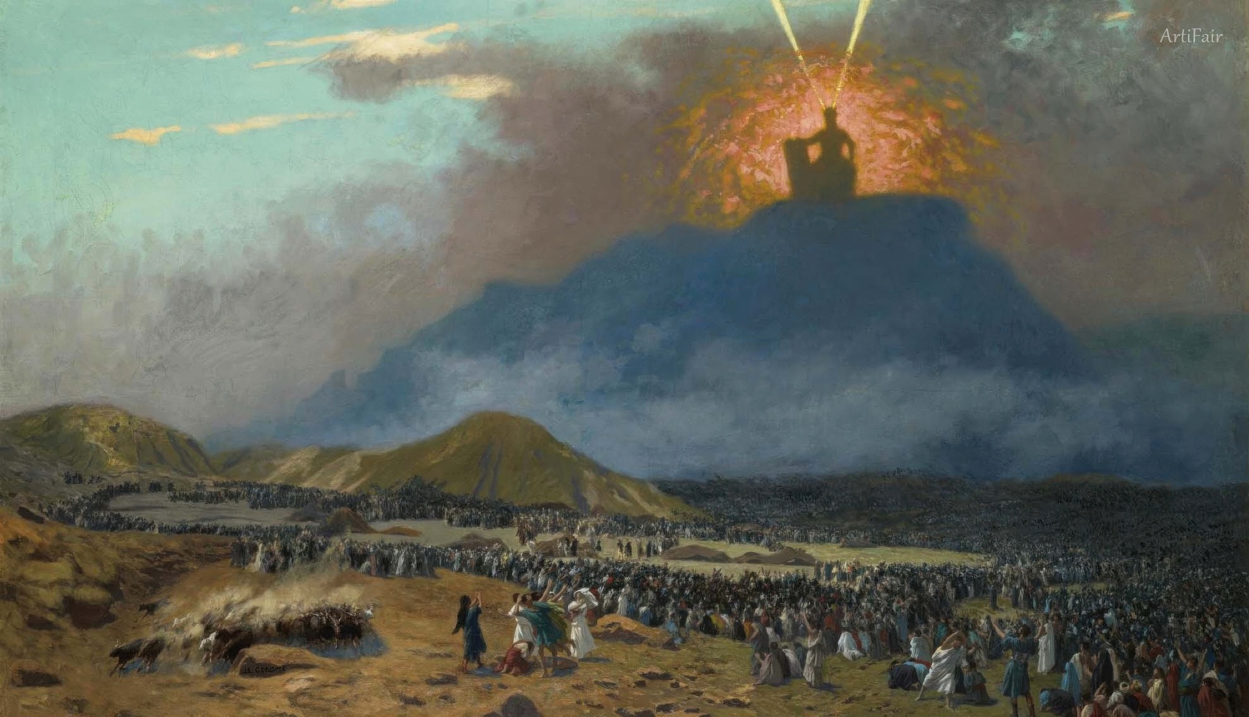 Moses on Mount Sinai
