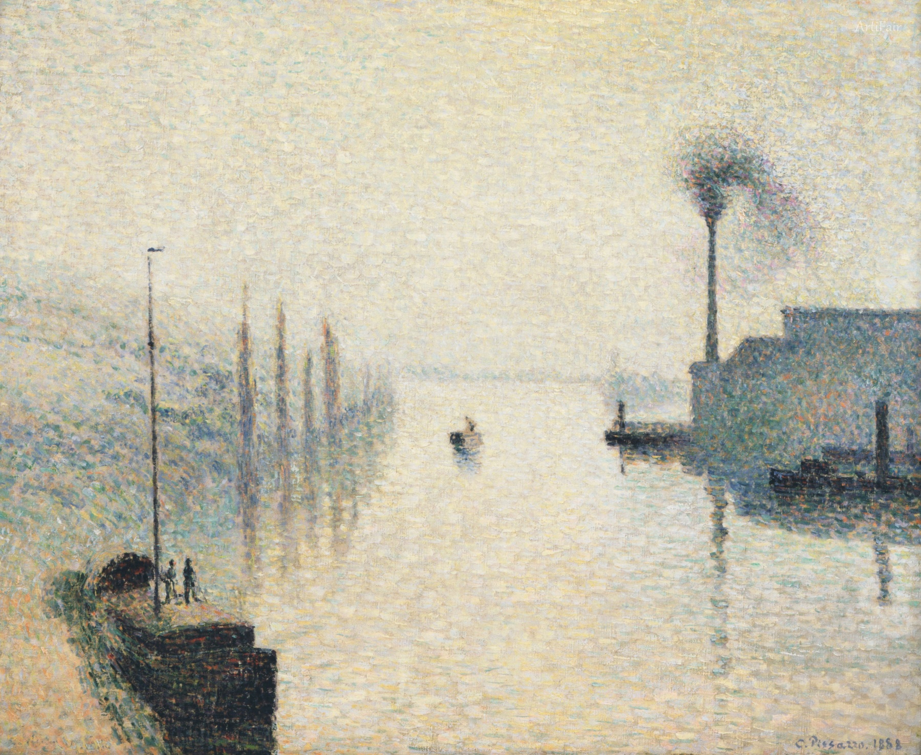 L'Île Lacroix, Rouen (The Effect of Fog)