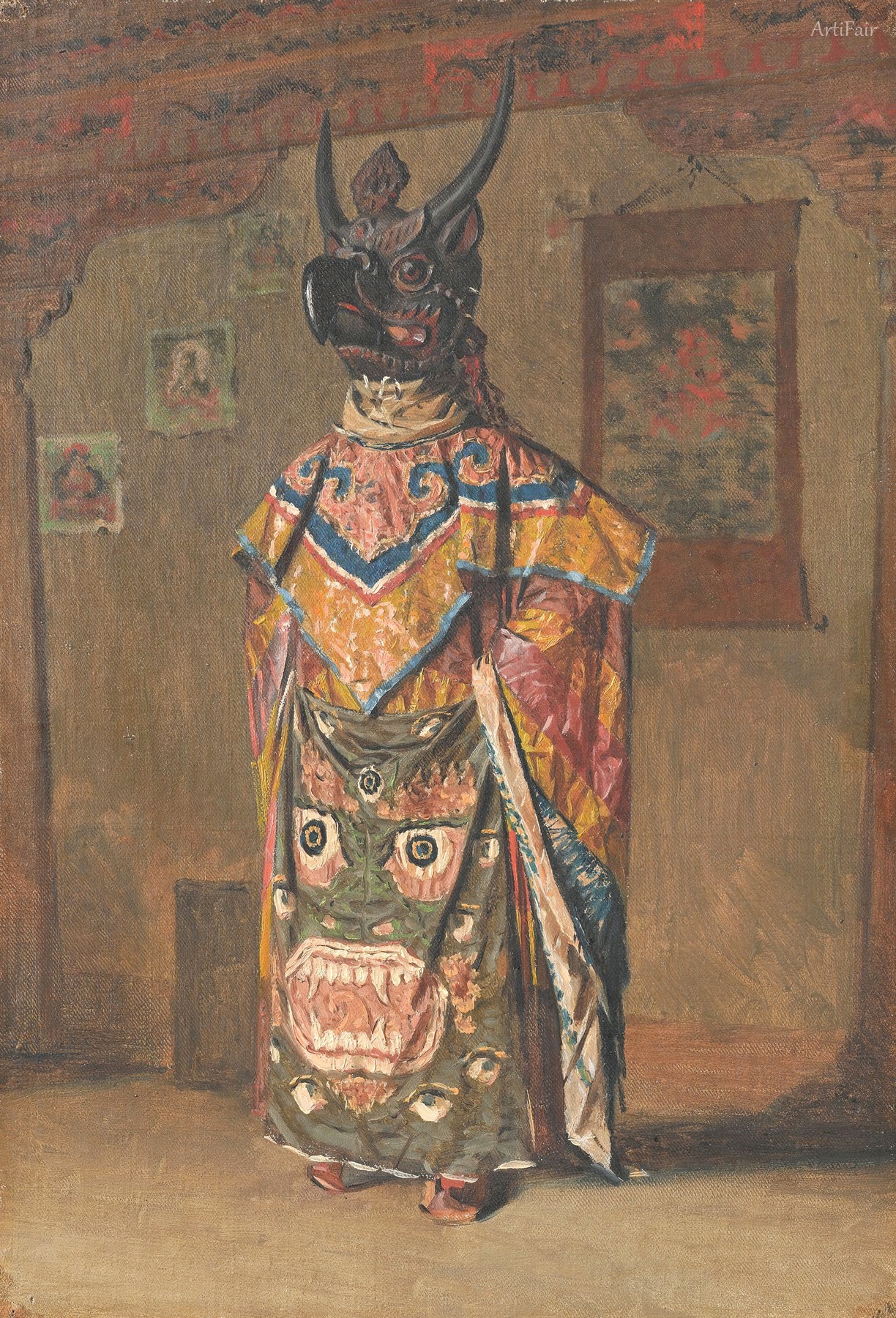 Biksu Buddha di Festival Monastri Pemiongchi