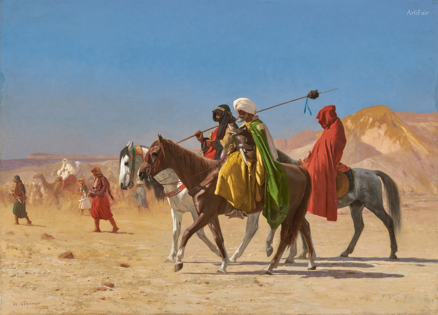 Riders Crossing the Desert