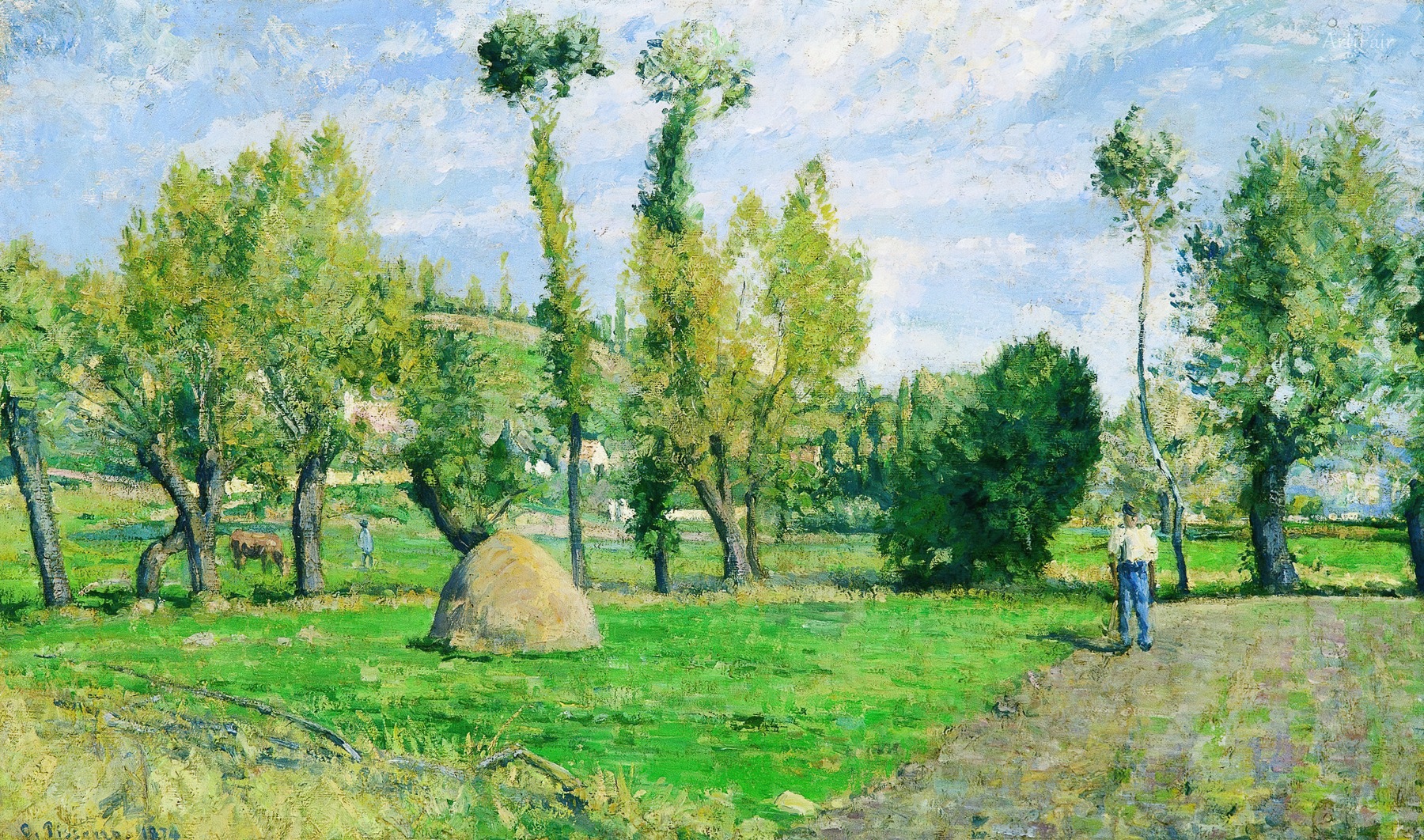 Meadows at Le Valhermeil, Auvers-sur-Oise