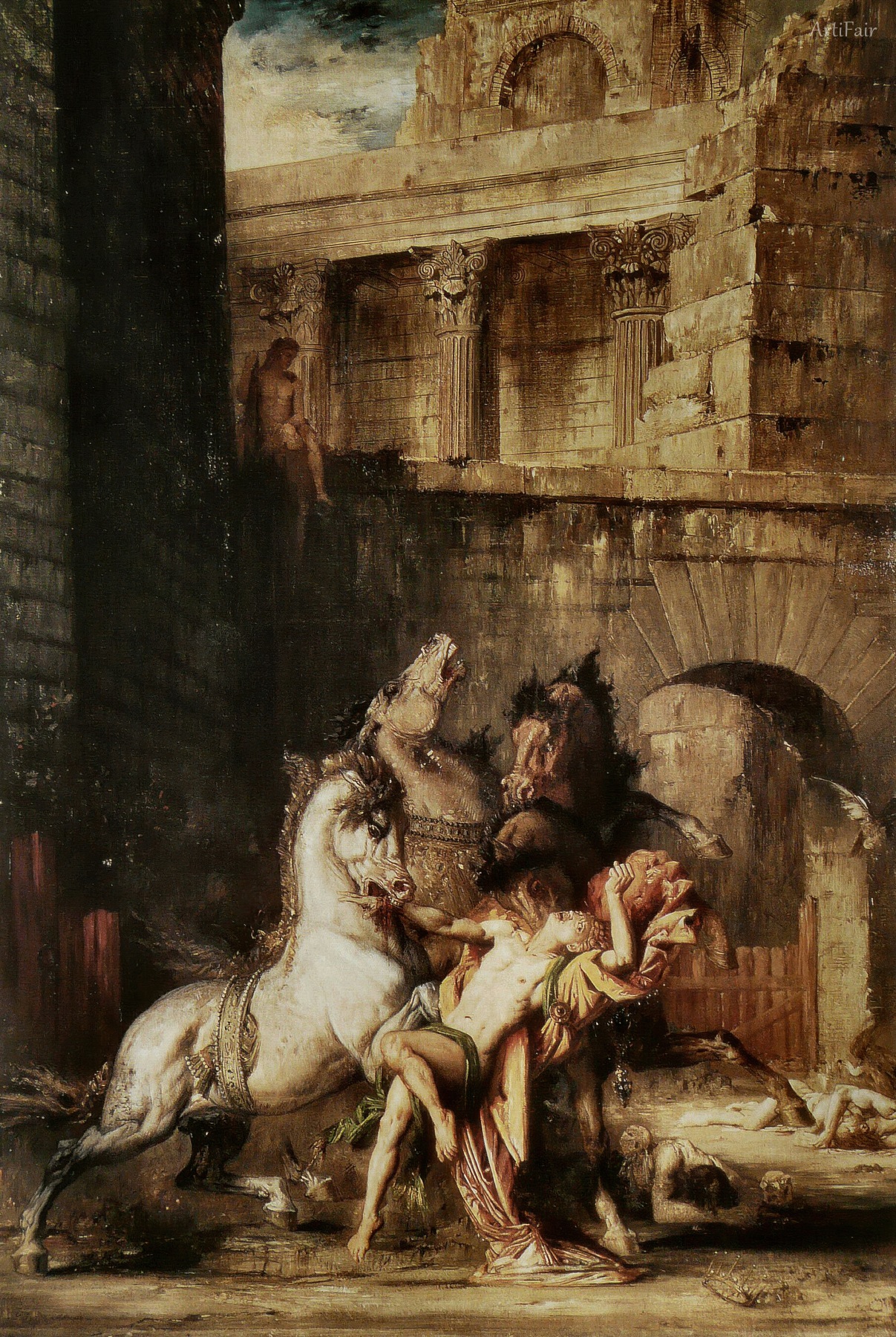 Diomedes Devoured by His Horses