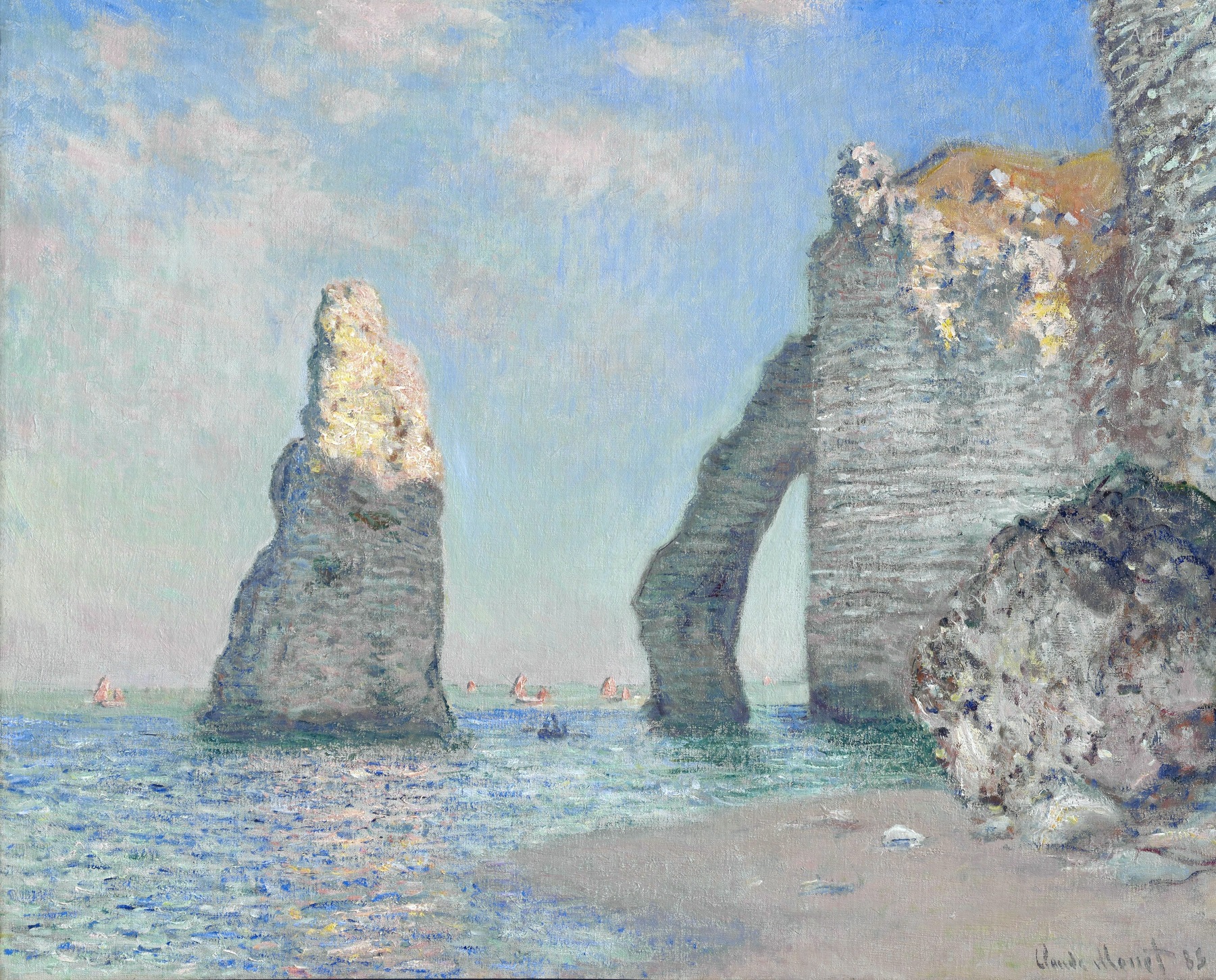 The Rock Needle and the Porte d'Aval